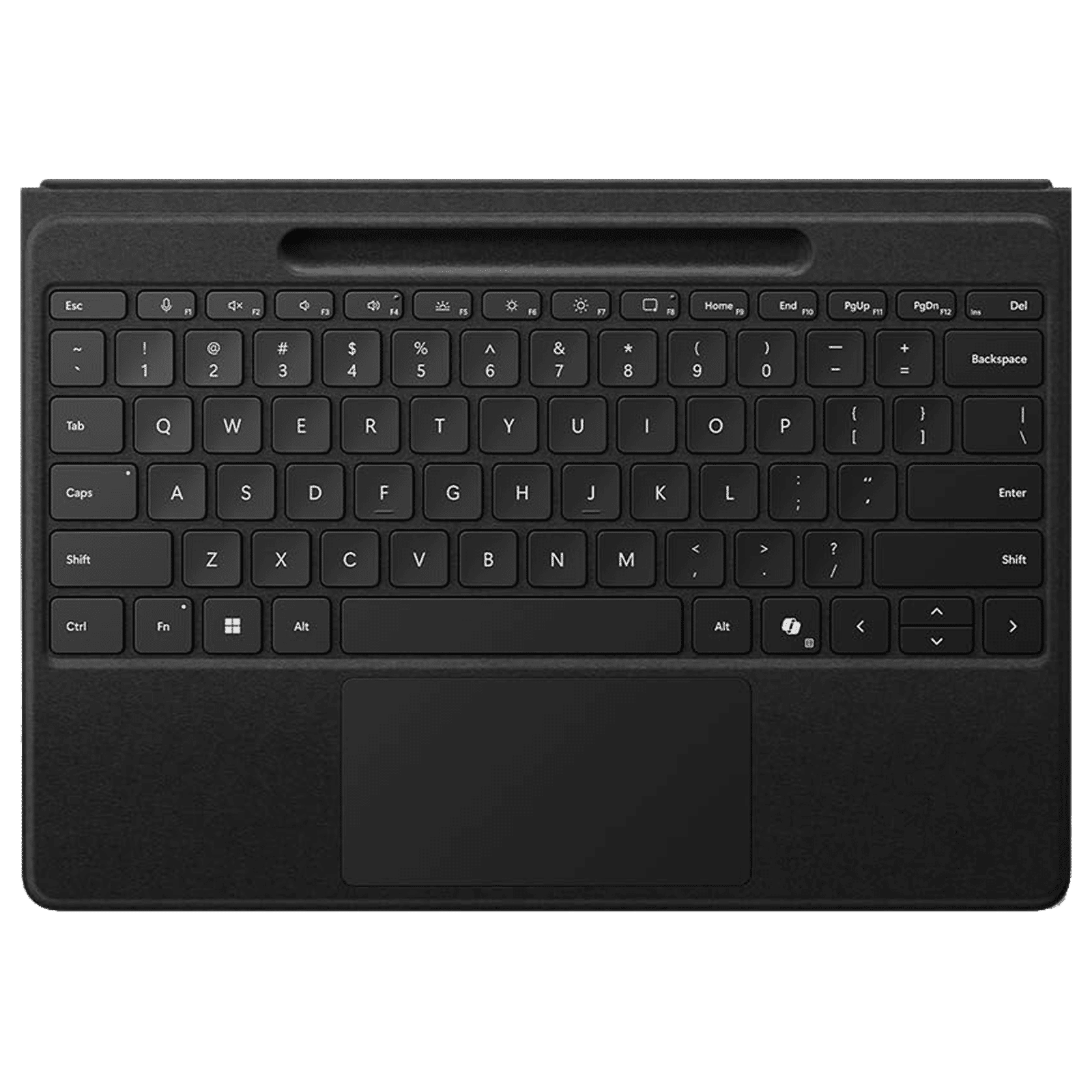 Microsoft EP2-01841 Wireless Keyboard Case for Surface Pro (11th Gen) with Pen Storage (78 Backlit Keys, Black)