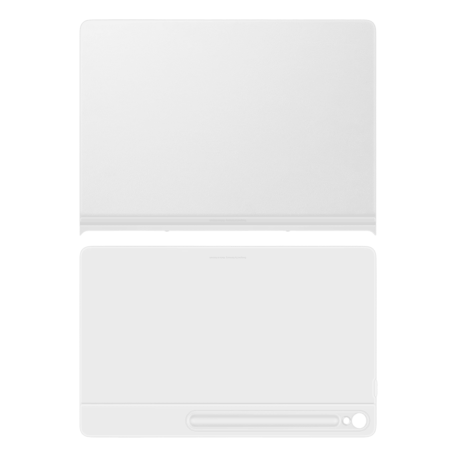 SAMSUNG EF-BX620PWEG Polyurethane Flip Cover for Galaxy Tab S10 FE Plus (Magnetically Attachable, White)