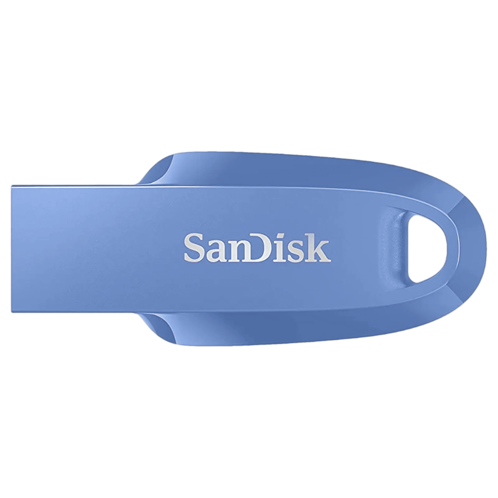 SanDisk Ultra Curve 256GB USB (3.2) Pen Drive (Built-In Keyring Loop, Blue)