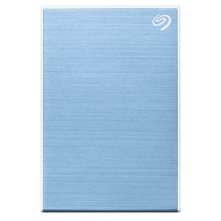 Seagate One Touch 5TB Micro USB Type-B Portable Hard Disk Drive (Password Protected, Light Blue)