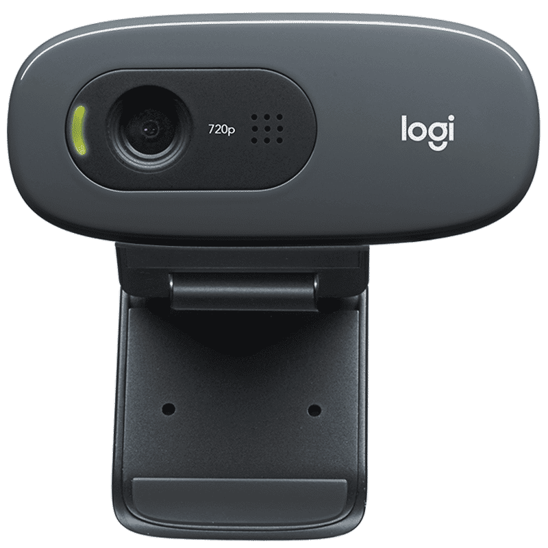 logitech HD Webcam (Plug and Play Video Calling, C270, Black)