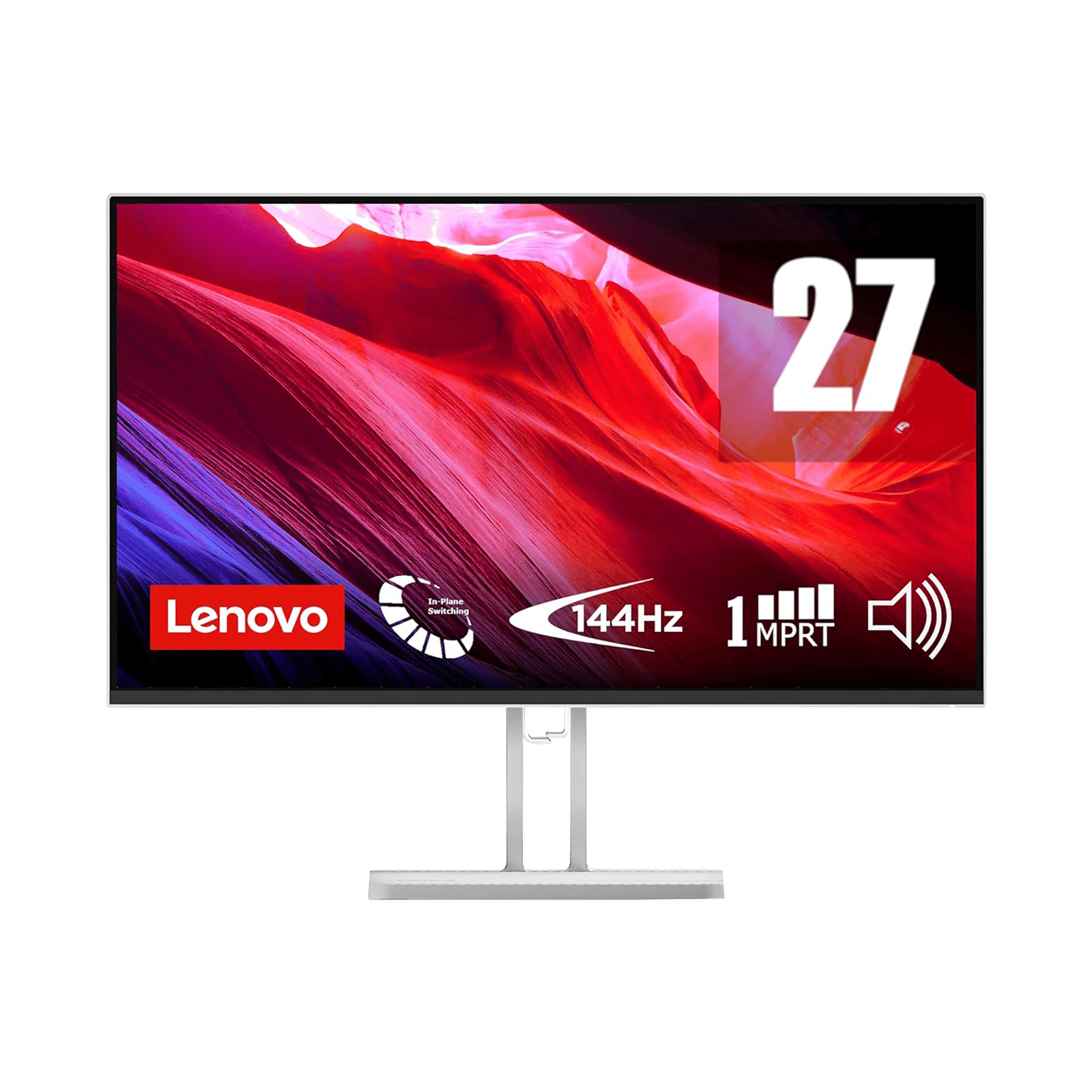 Lenovo L27-4C 68.58 cm (27 inch) Full HD IPS Panel LCD Ultra Thin Bezel Gaming Monitor With WLED Backlight