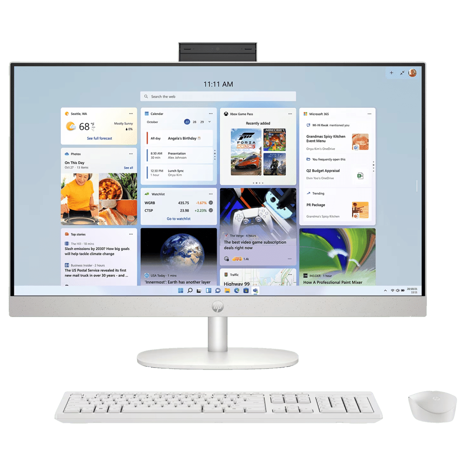 HP Essentials 27-cr0417in 27 Inch Full HD IPS Display Intel Core i5 13th Gen Windows 11 Home Desktop (16GB, 1TB SSD, Intel Iris Xe)