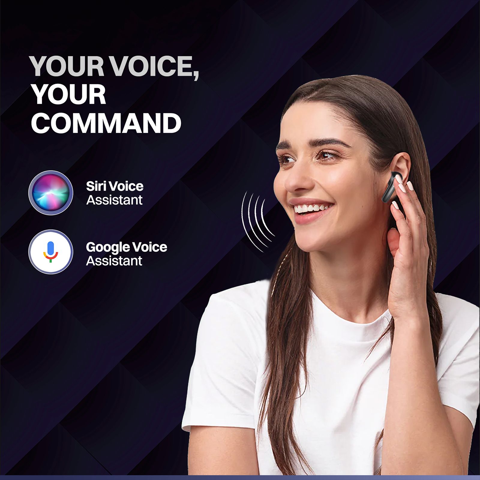 Buy Croma CRSE045EPA030201 TWS Earbuds with Environmental Noise