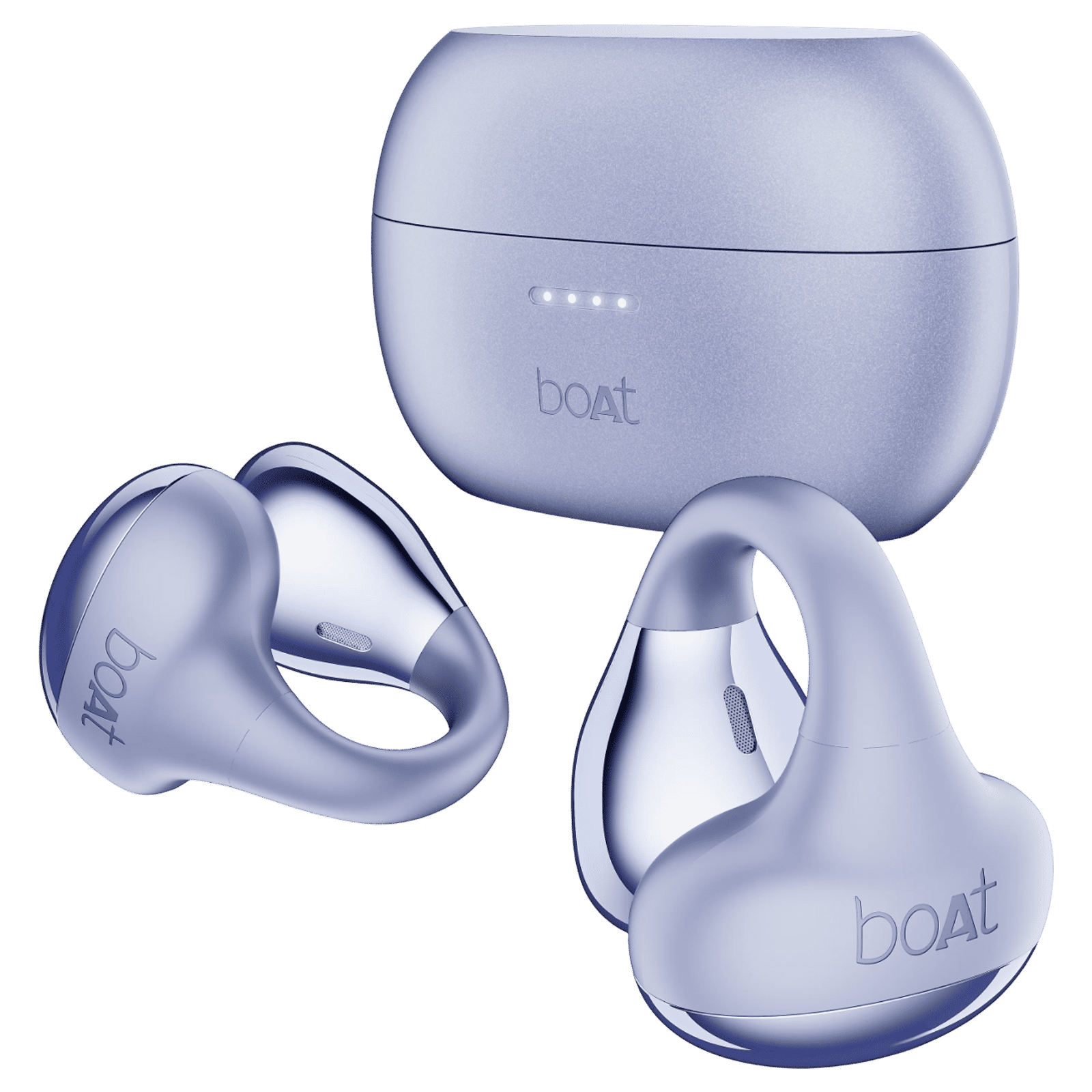 boAt Airdopes Loop TWS Earbuds with Noise Isolation (IPX4 Splash and Sweat Resistant, ASAP Charge, Lavender Mist)
