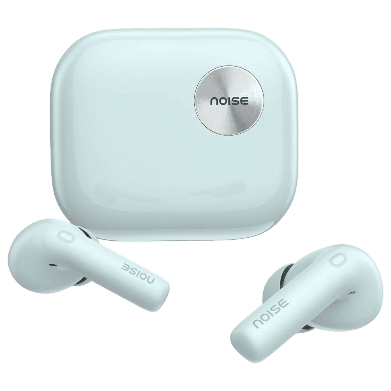 noise Air Buds 6 TWS Earbuds with Active Noise Cancellation (IPX5 Water Resistant, Google Fast Pairing, Sage Blue)
