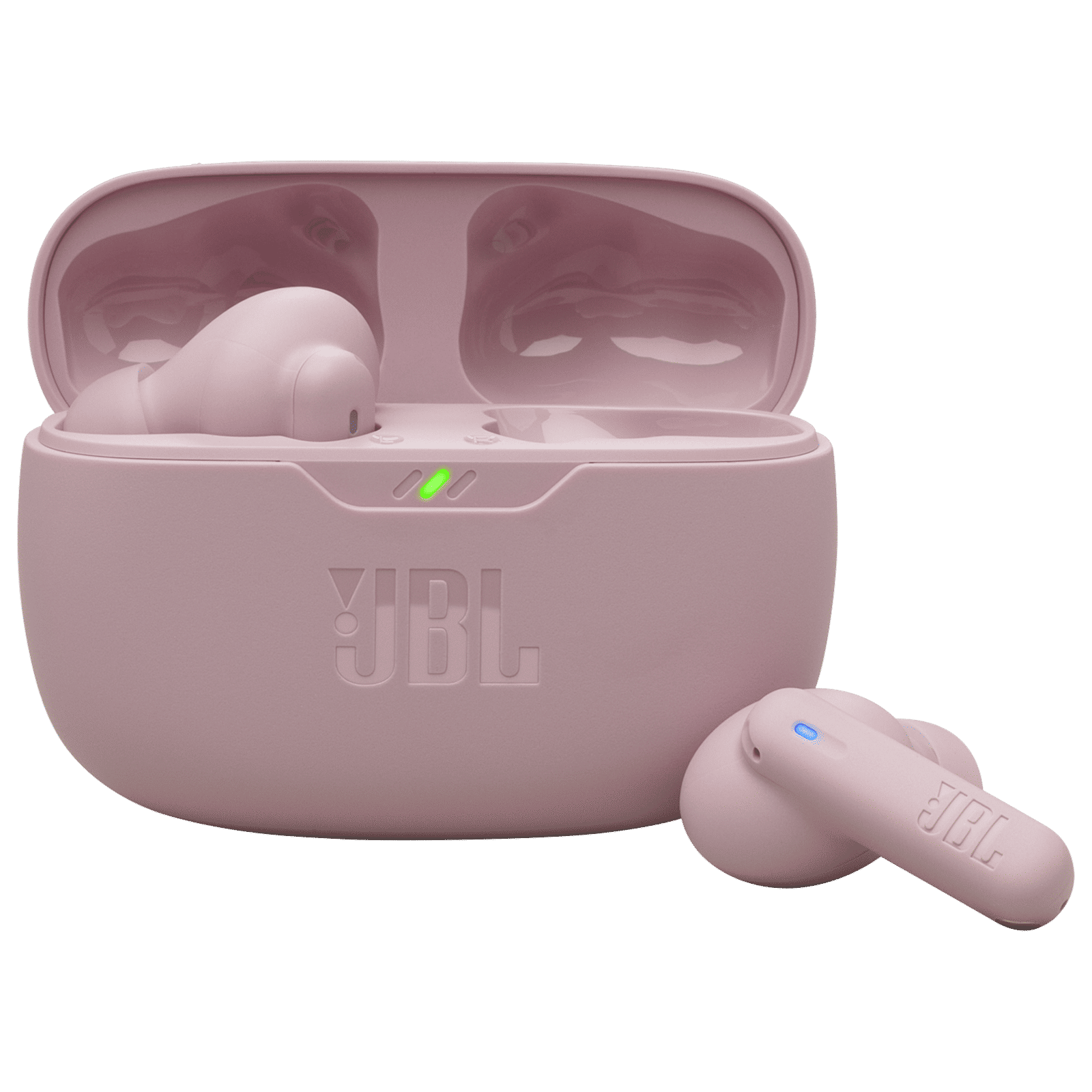 JBL Wave Beam 2 TWS Earbuds with Active Noise Cancellation (IP54 Water Resistant, 40 Hours Playtime, Pink)