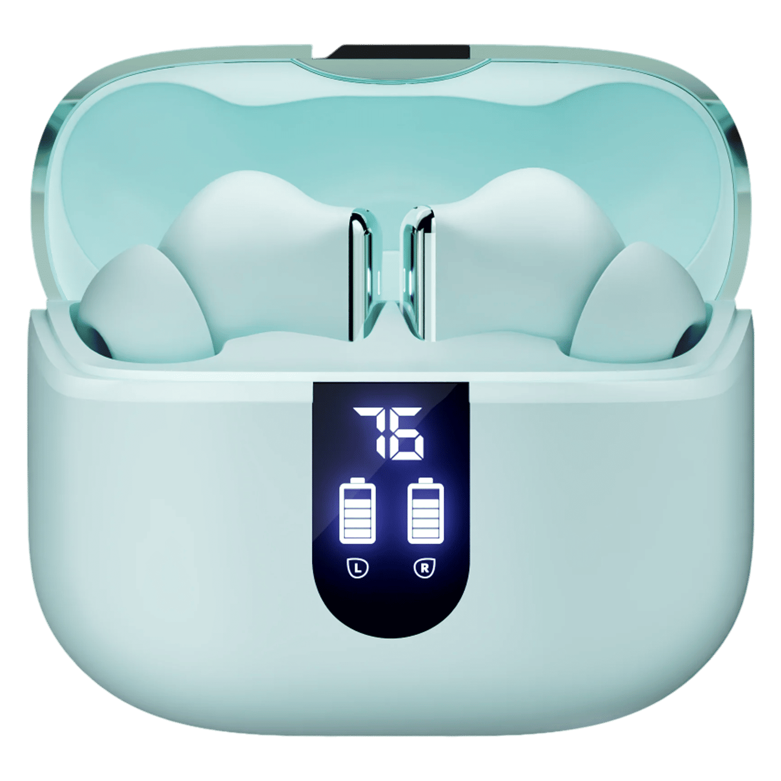 boAt Airdopes 181 Pro TWS Earbuds with Environmental Noise Cancellation (IPX5 Water Resistant, 4 Mics ENx Technology, Frosted Mint)