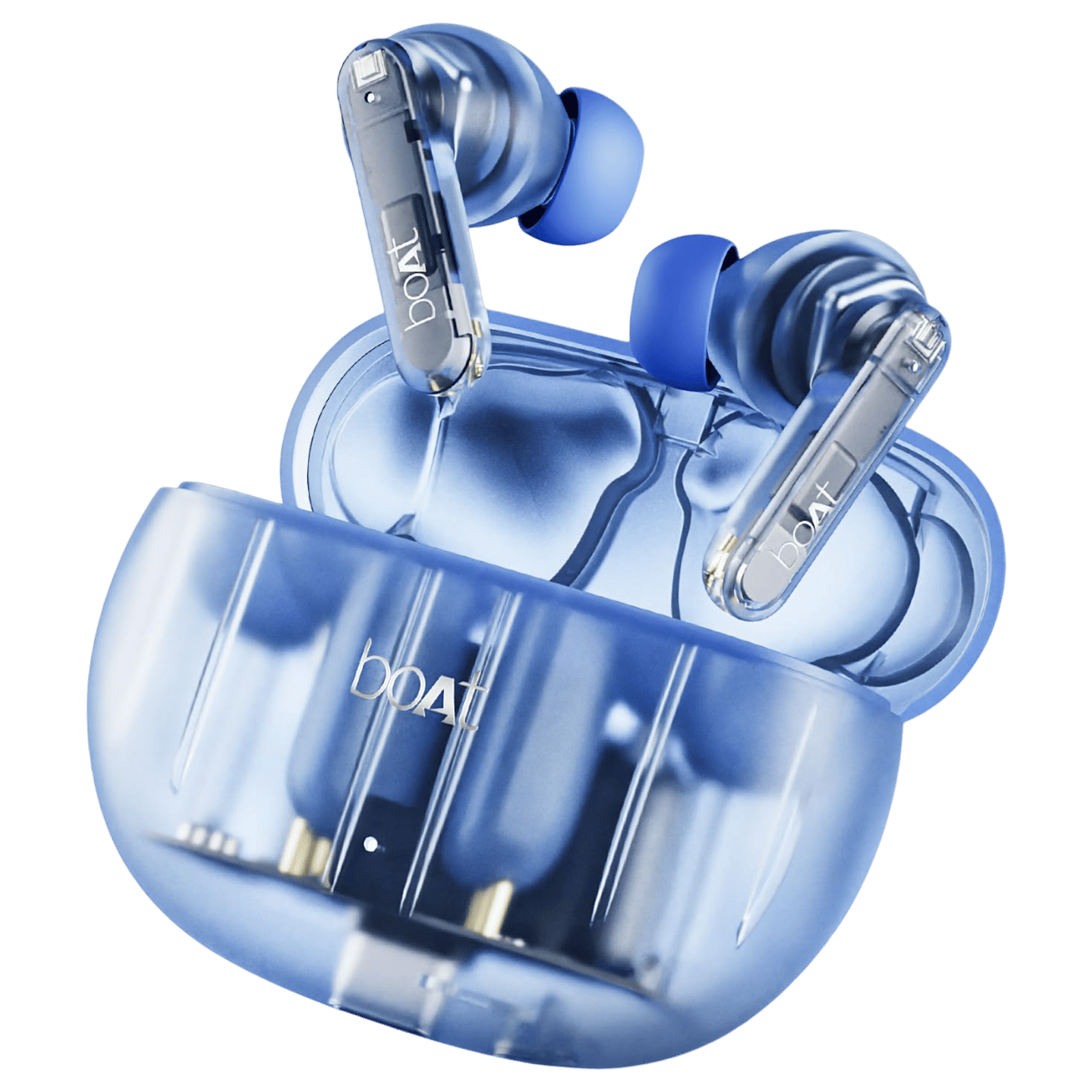 boAt Airdopes 191 ANC TWS Earbuds with Active Noise Cancellation (IPX5 Splash Resistant, 4Mics ENx, Pellucid Blue)-picture-21