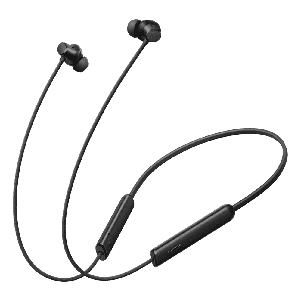 realme Buds Wireless 5 Lite Neckband with Environmental Noise Cancellation (IP55 Dust & Water Resistant, Dual Device Connection, Void Black)