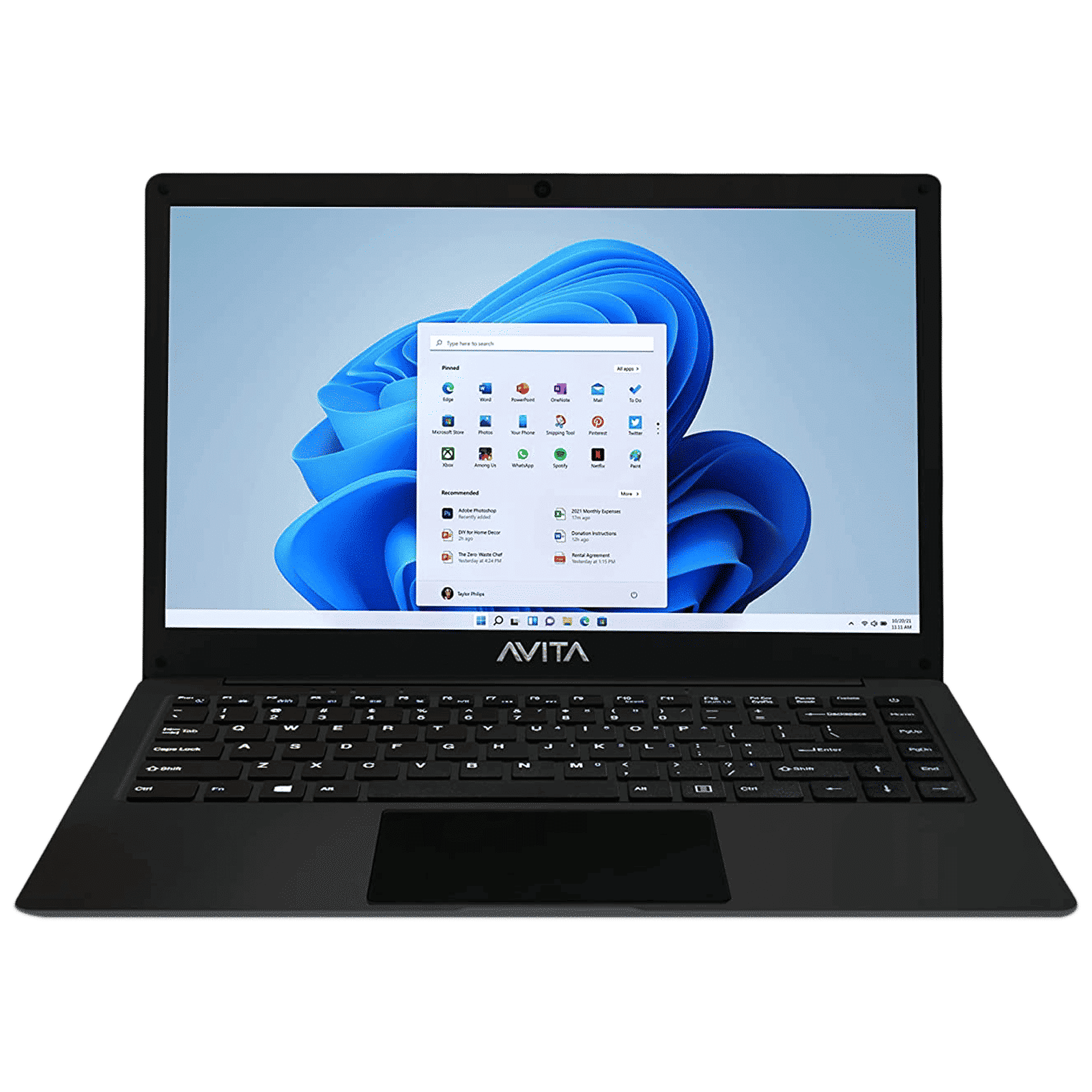 Avita Satus Ultimus S111 Intel Celeron 4th Gen (14.1 inch, 4GB, 128GB, Windows 11 Home, Intel UHD Graphics 600, Full HD IPS Display, Matt Black, NU14A1INC43PN-MB)