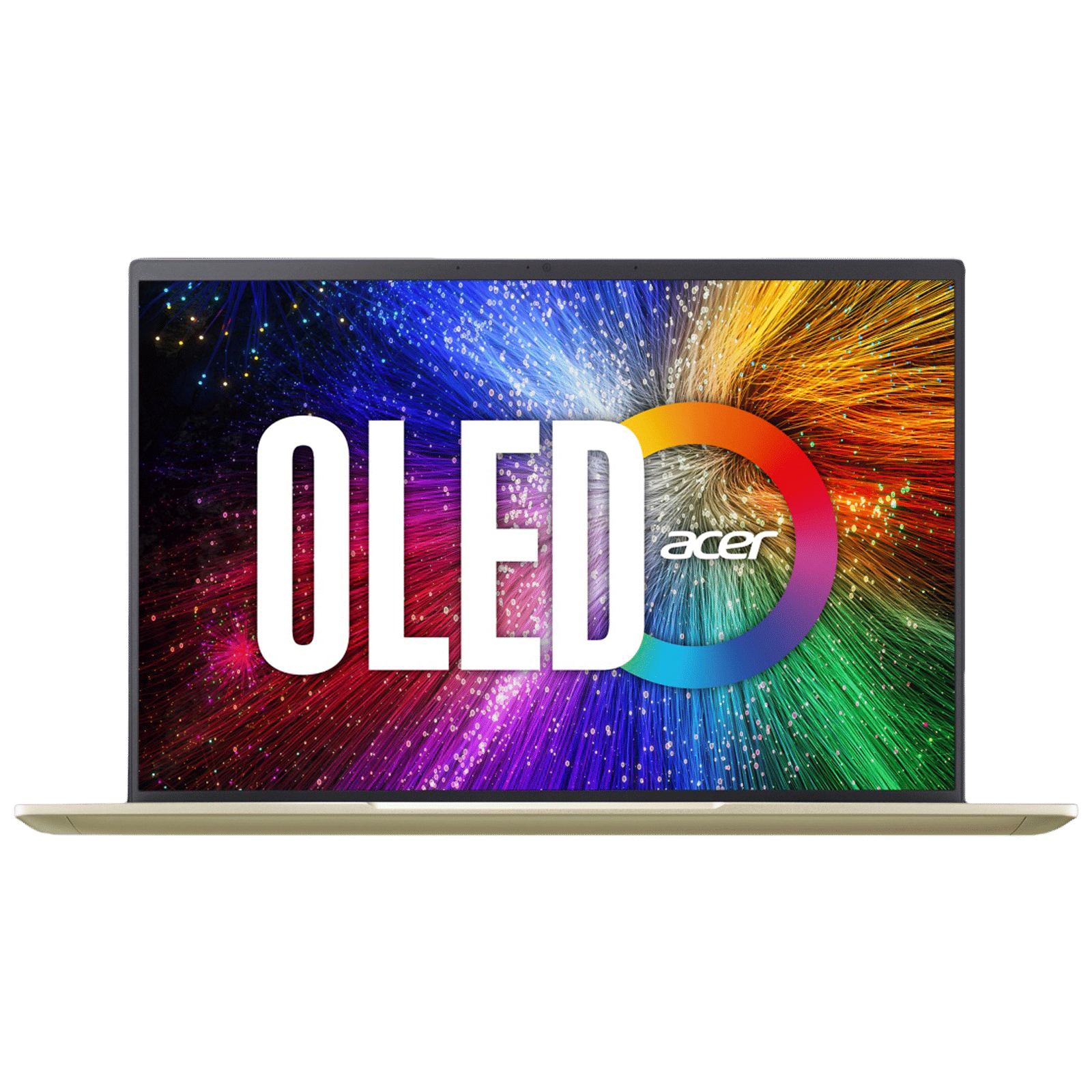 acer Swift 3 Intel Core i5 12th Gen (14 inch, 16GB, 512GB, Windows 11 Home, Intel Iris Xe, WQXGA Plus OLED Display, Luxury Gold, NX.KAWSI.002)