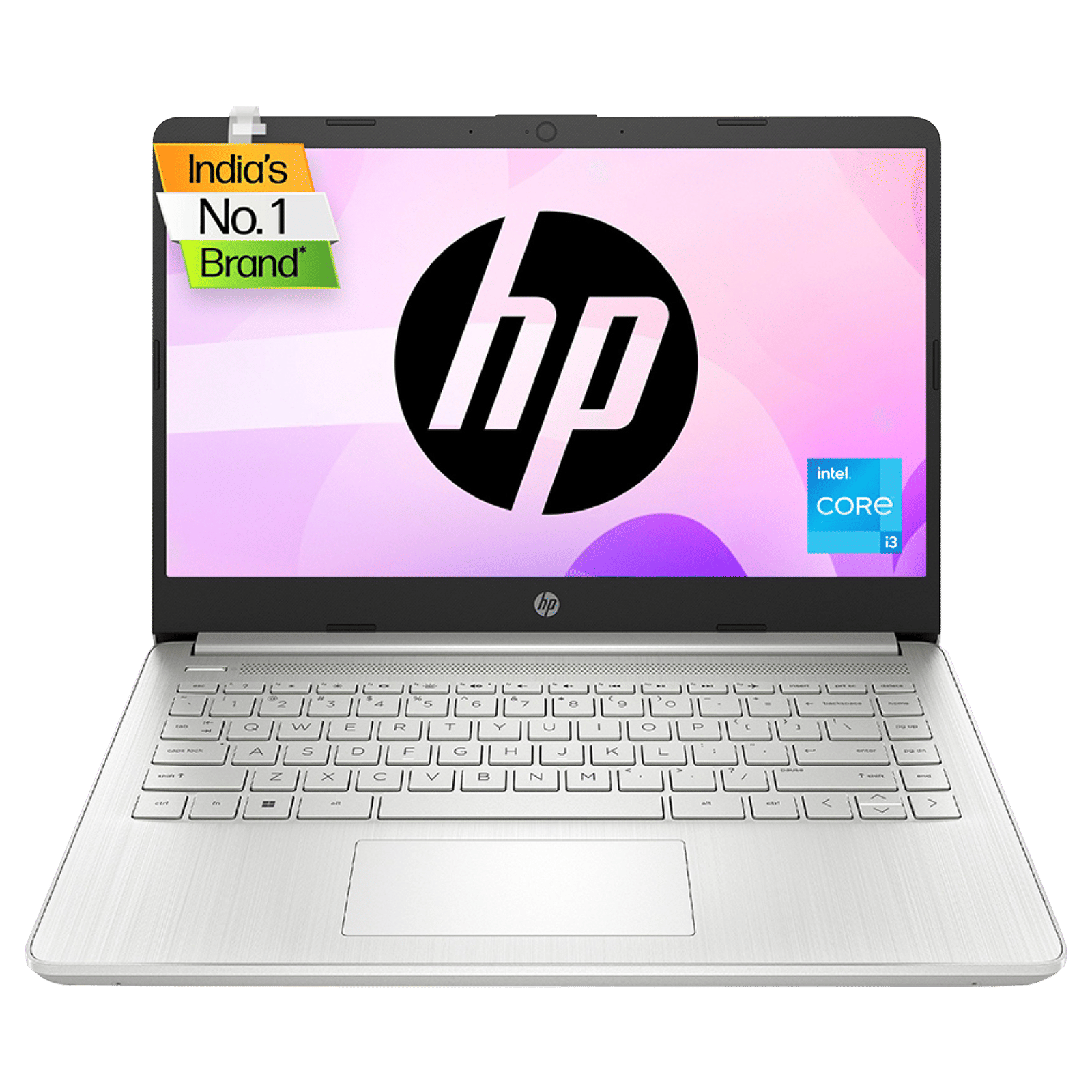 HP 14s-dq5138tu Intel Core i3 12th Gen Laptop (8GB, 512GB SSD, Windows 11 Home, 14 inch Full HD IPS Display, MS Office 2021, Natural Silver, 1.46 KG)