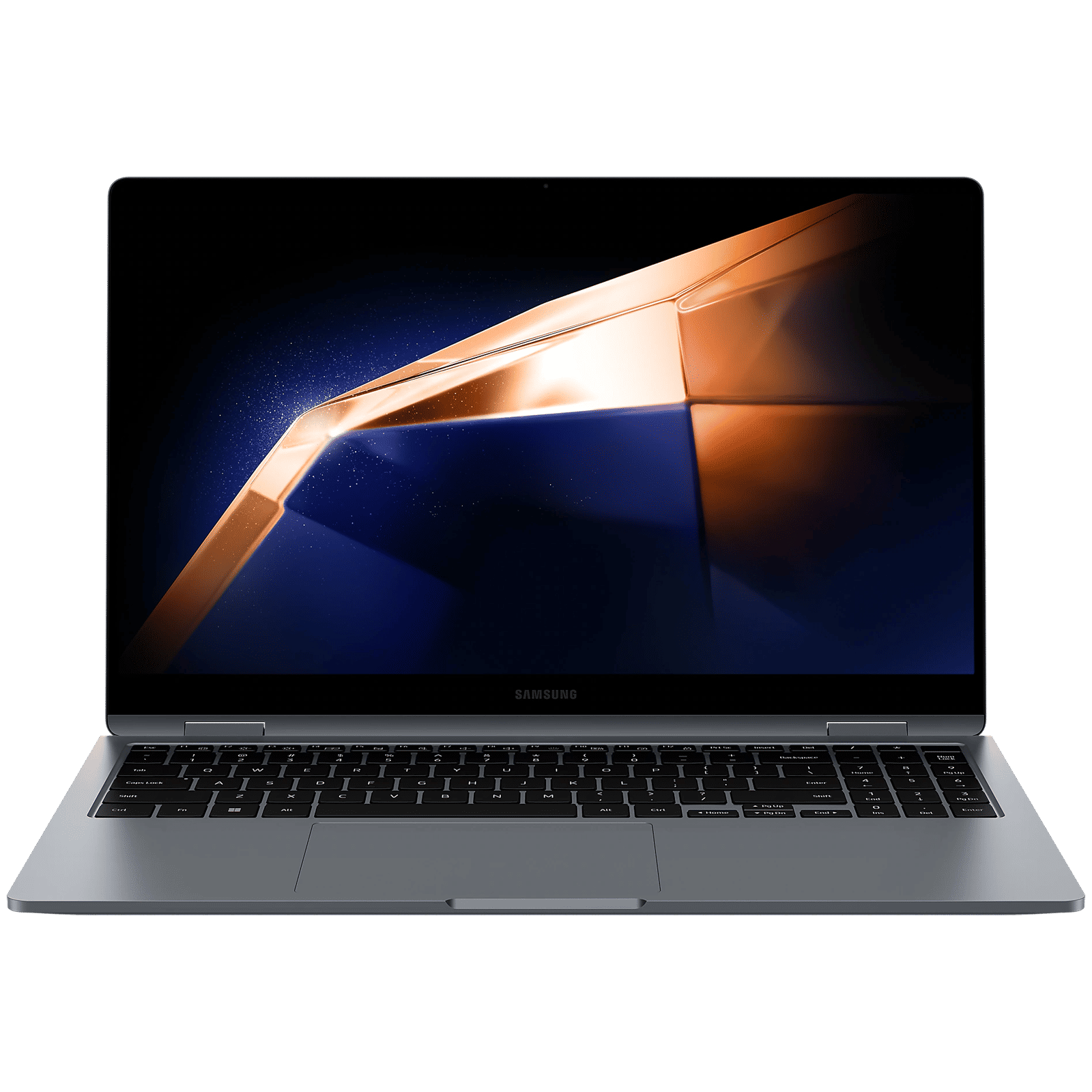 SAMSUNG Galaxy Book4 360 Intel Core Ultra 7 Touchscreen 2-in-1 Laptop (16GB, 512GB SSD, Windows 11 Home, 15.6 inch FHD AMOLED Display, MS Office 2021, Gray, 1.46 KG)