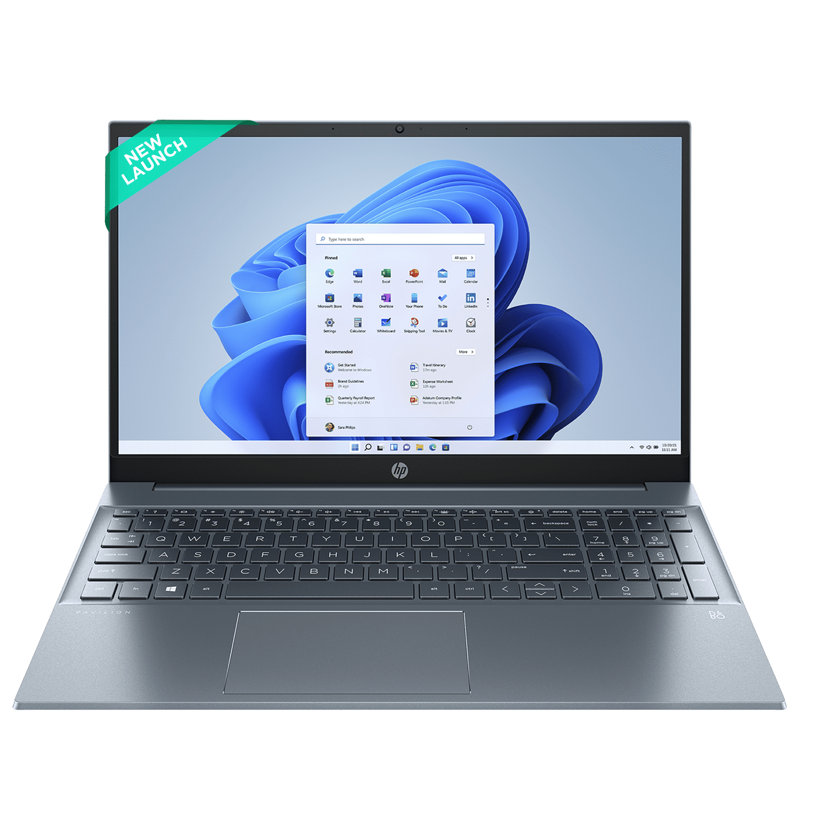 HP Pavilion 15-eg3081TU Intel Core i5 13th Gen (15.6 inch, 16GB, 512GB, Windows 11 Home, MS Office 2021, Intel Iris Xe, Full HD IPS Display, Fog Blue, 875N6PAD)