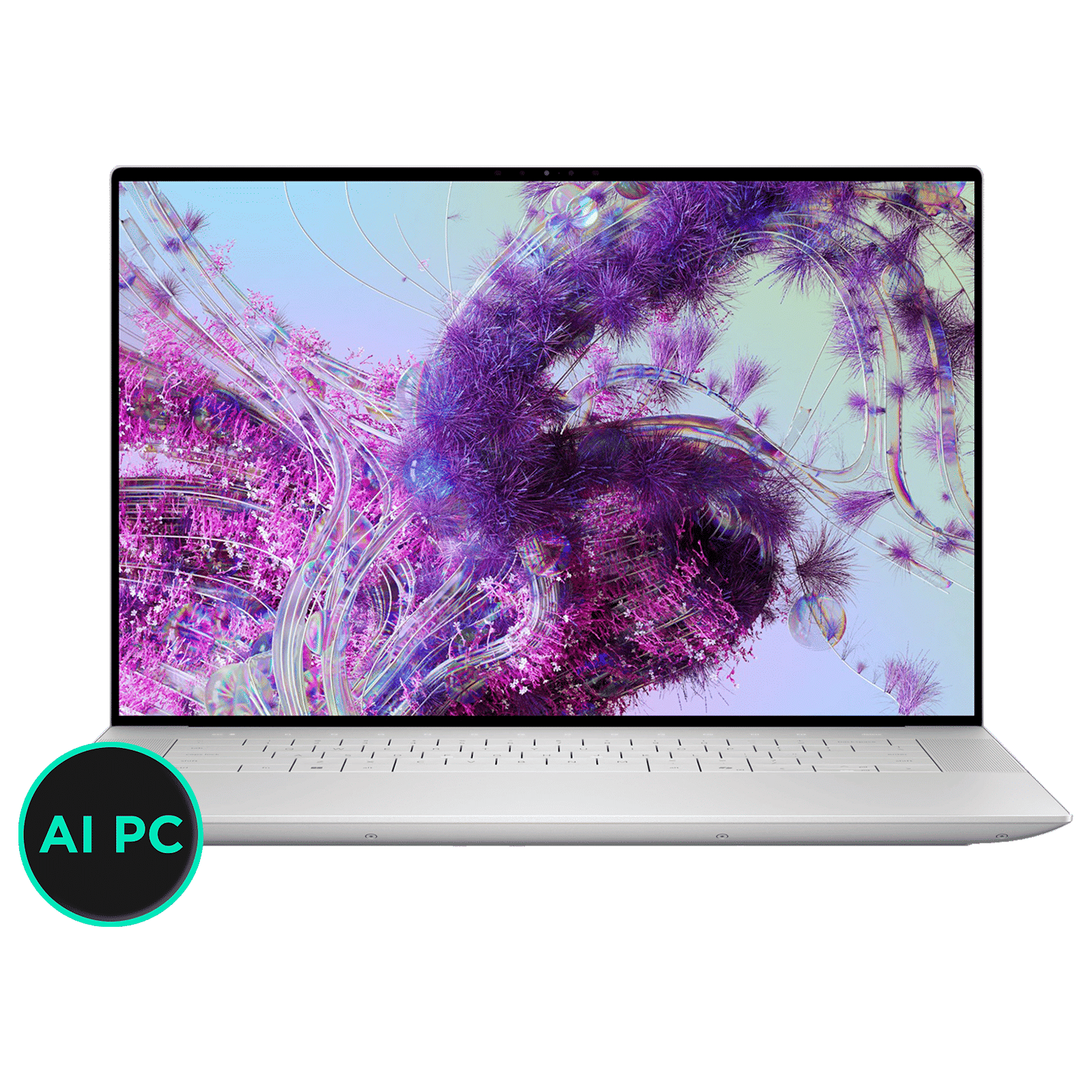 DELL XPS 16 Intel Core Ultra 7 Touchscreen Laptop (32GB, 1TB SSD, Windows 11 Home, 8GB Graphics, 16.3 inch UHD OLED Display, MS Office Home & Student 2021, Platinum, 2.20 KG)