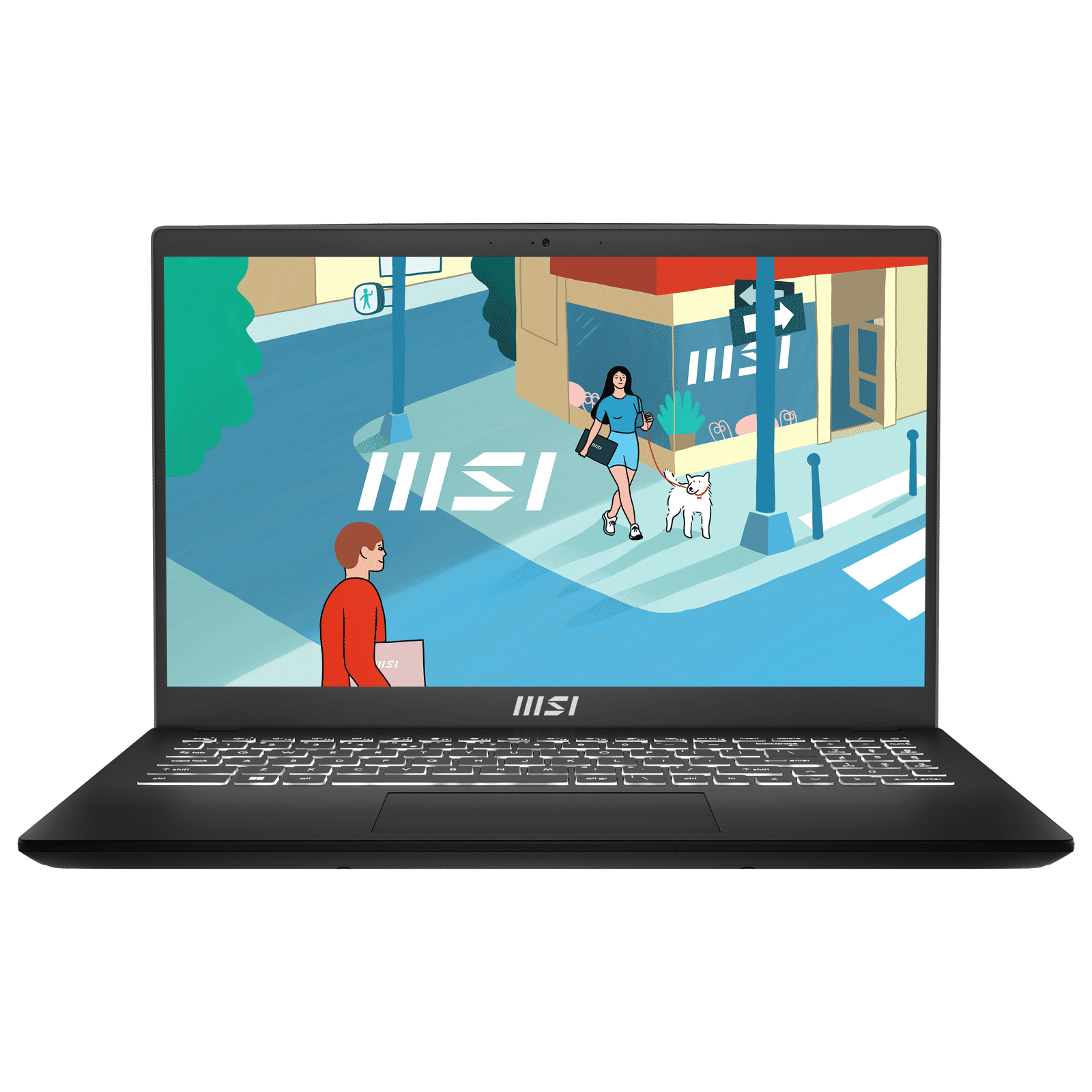 MSI Modern 15 H B13M 225IN Intel Core i7 13th Gen Business Laptop (16GB, 512GB SSD, Windows 11 Home, 15.6 inch Full HD IPS Display, MS Office 2021, Classic Black, 1.9 KG)