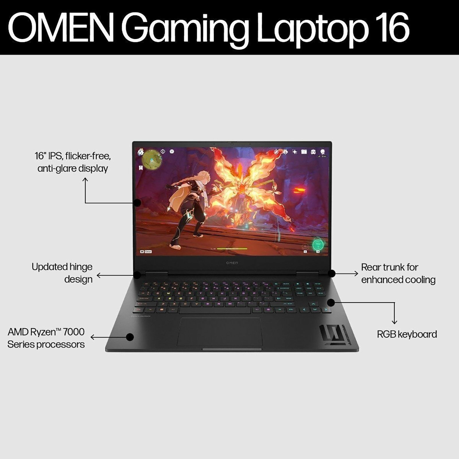 Buy HP Omen 16 xd0020AX AMD Ryzen Gaming Laptop (16GB, 1TB SSD