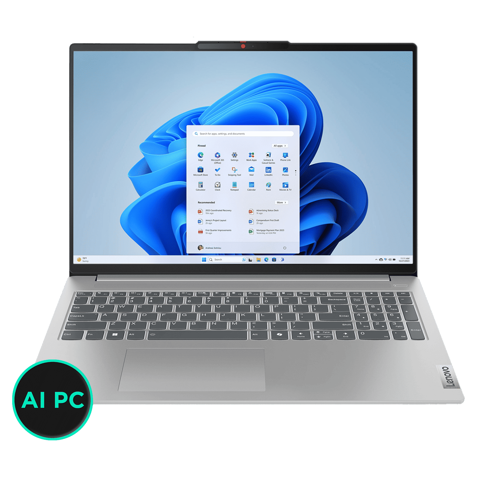 Lenovo IdeaPad Slim 5 16IMH9 Intel Core Ultra 5 Thin & Light Laptop (16GB, 512GB SSD, Windows 11 Home, 16 inch WUXGA IPS Display, MS Office 2021, Cloud Grey, 1.82 KG)