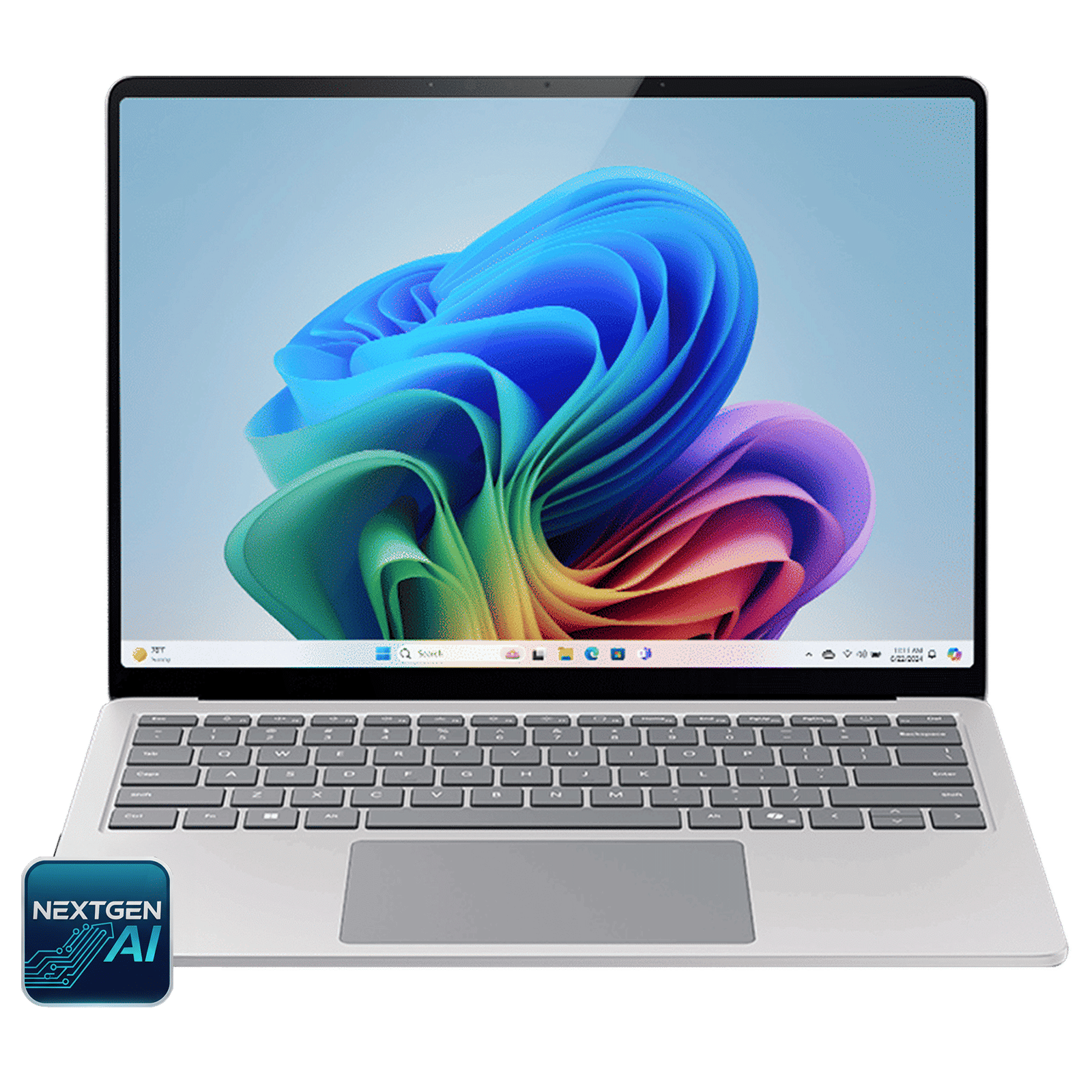 Microsoft Surface 7th Edition Snapdragon X Plus Touchscreen Ultra Thin Laptop (16GB, 256GB SSD, Windows 11 Home, 13.8 inch LCD Display, Platinum, 1.34 KG)