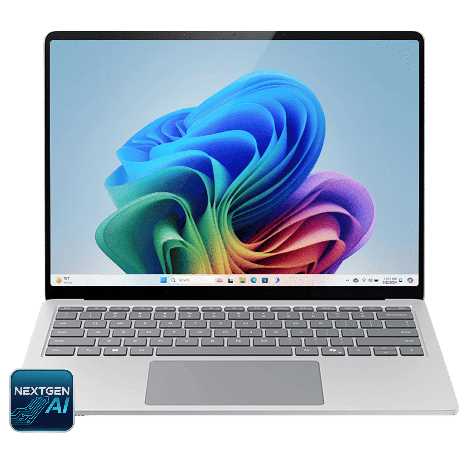 Microsoft Surface 7th Edition Snapdragon X Elite Touchscreen Ultra Thin Laptop (16GB, 512GB SSD, Windows 11 Home, 13.8 inch LCD Display, Platinum, 1.34 KG)