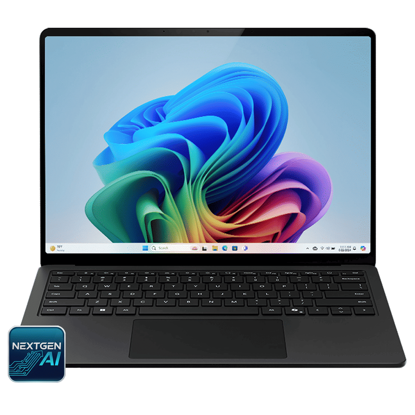 Microsoft Surface 7th Edition Snapdragon X Elite Touchscreen Ultra Thin Laptop (16GB, 512GB SSD, Windows 11 Home, 15 inch LCD Display, Microsoft 365 for 6 Months, Black, 1.66 KG)