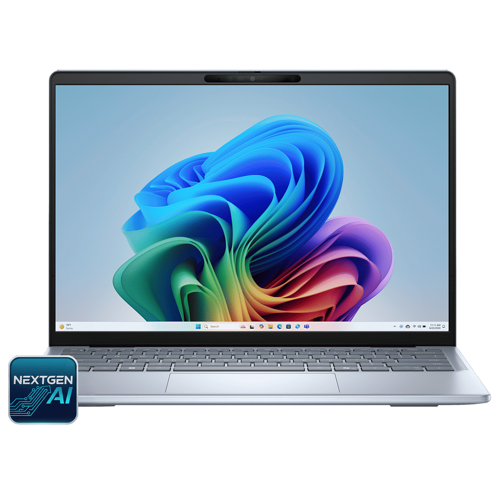 DELL Inspiron 14 Plus Snapdragon X Plus Touchscreen Thin & Light Laptop (16GB, 1TB SSD, Windows 11 Home, 14 inch QHD Plus IPS Display, MS Office 2021, Ice Blue, 1.40 KG)