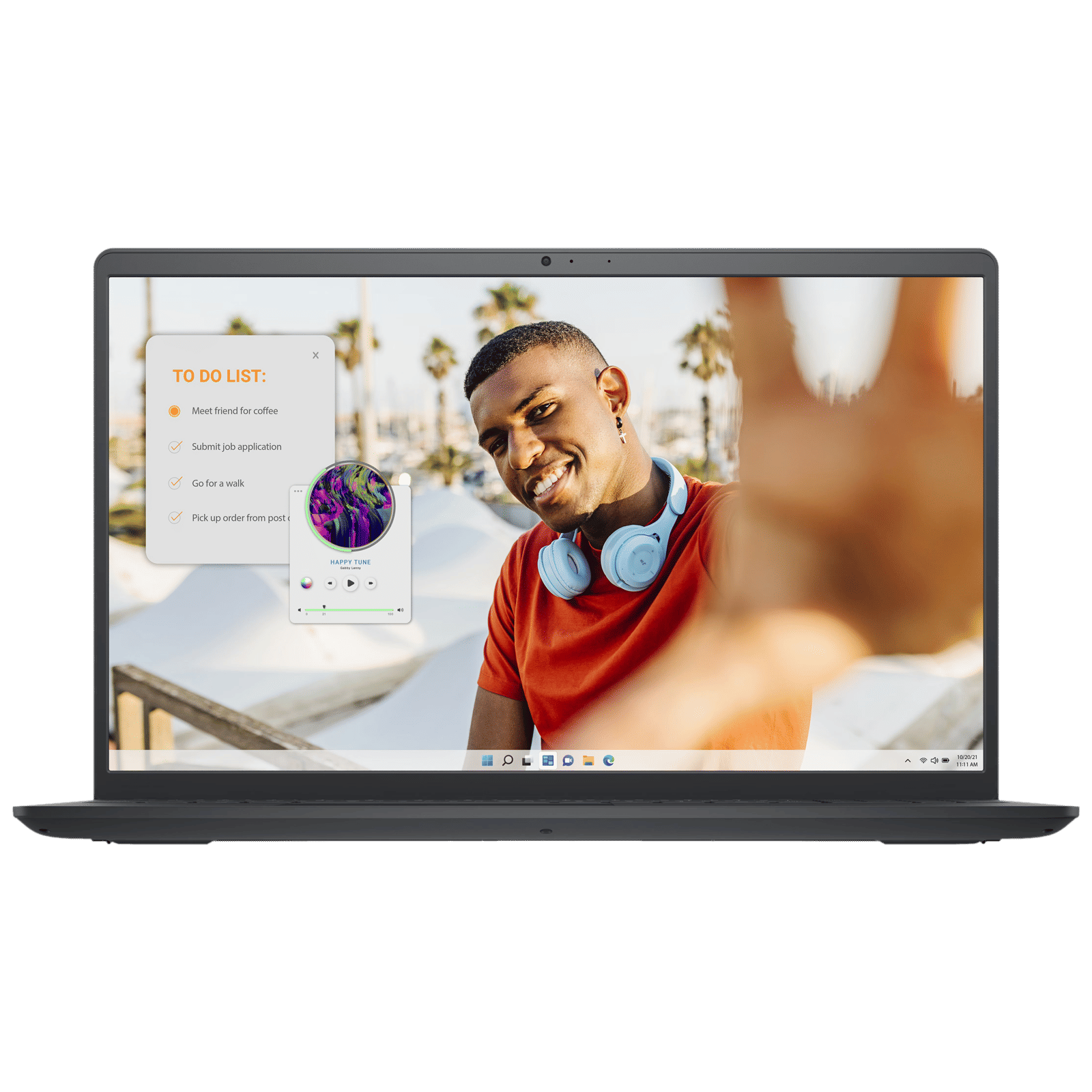 DELL Inspiron 15 3535 AMD Ryzen 3 7320U 7th Gen Notebook Laptop (8GB, 512GB SSD, Windows 11 Home, 15.6 inch Full HD Display, MS Office 2021, Carbon Black, 1.63 KG)