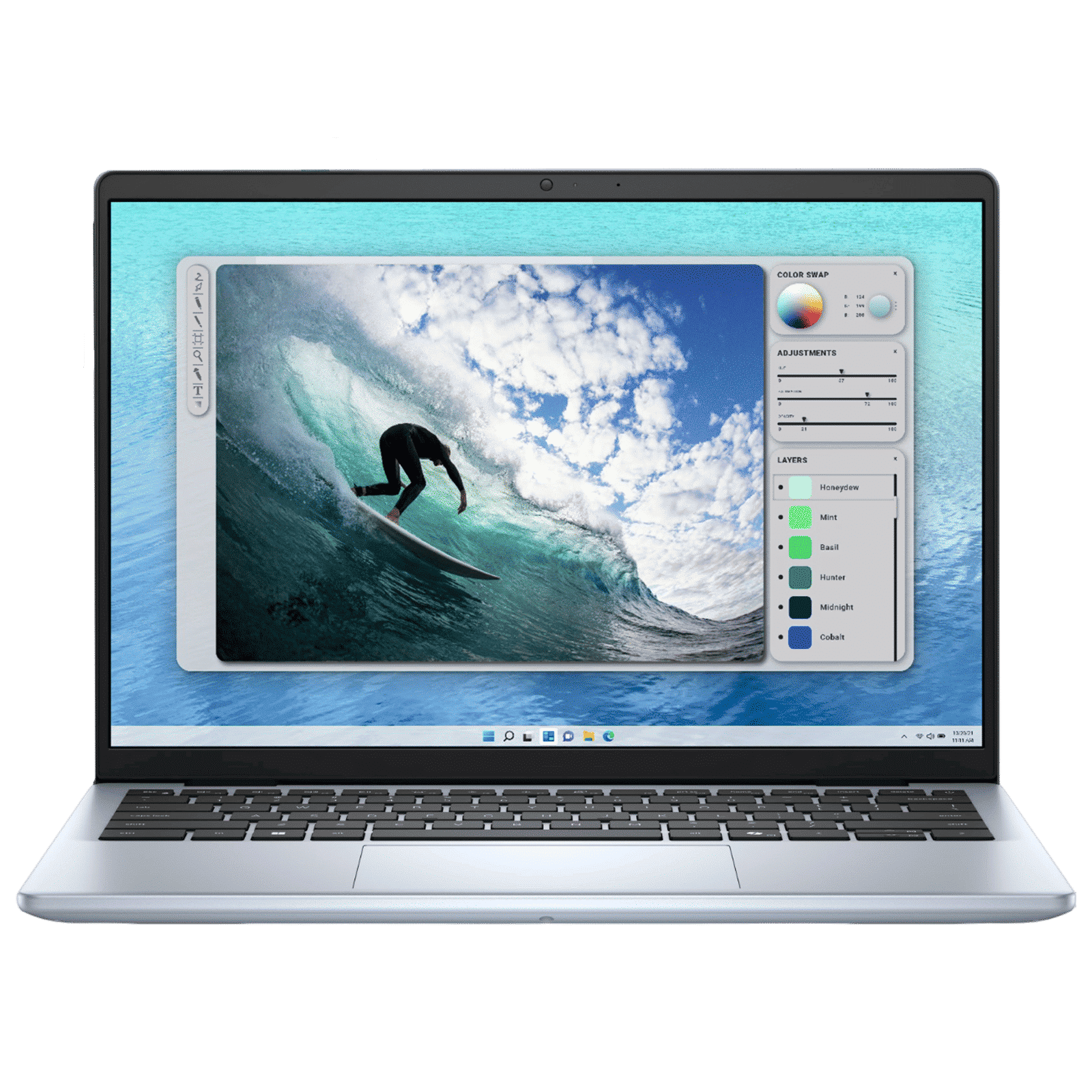 DELL Inspiron 14 5440 Intel Core i5 13th Gen Thin & Light Laptop (16GB, 512GB SSD, Windows 11, 14 inch Full HD IPS Display, MS Office 2021, Ice Blue, 1.54 KG)