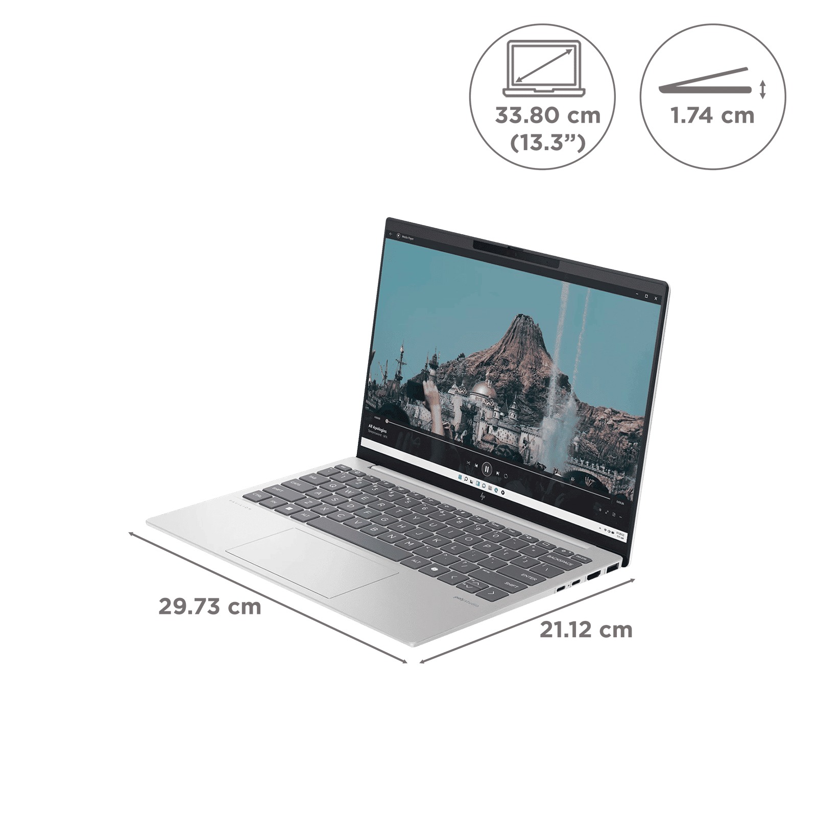 Buy HP Pavilion Aero 13-bg0017AU AMD Ryzen 7-8840U Thin & Light 