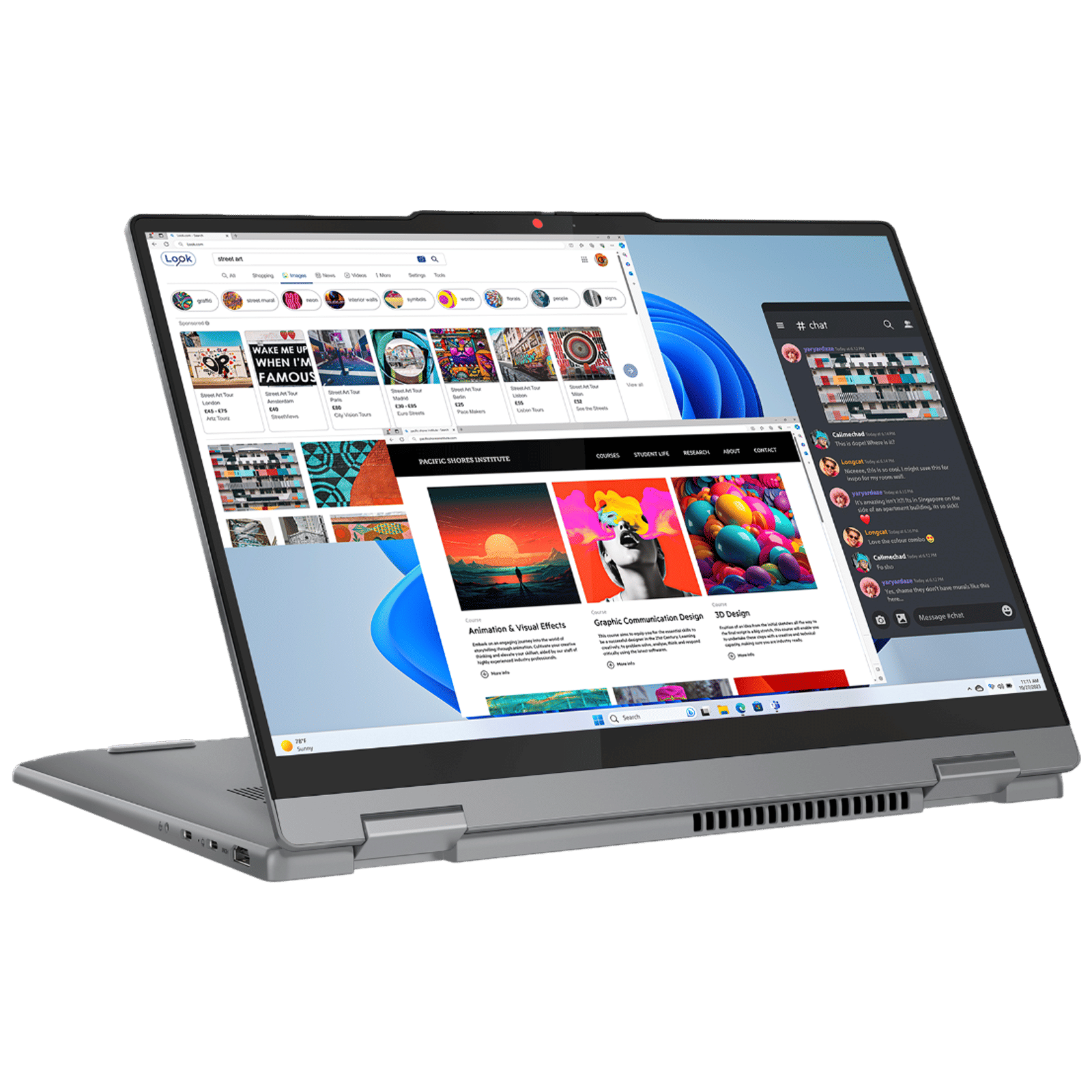 Lenovo IdeaPad 5 14IRH9 Intel Core i5 13th Gen Touchscreen 2-in-1 Laptop (16GB, 512GB SSD, Windows 11 Home, 14 inch WUXGA IPS Display, MS Office 2024, Luna Grey, 1.6 KG)