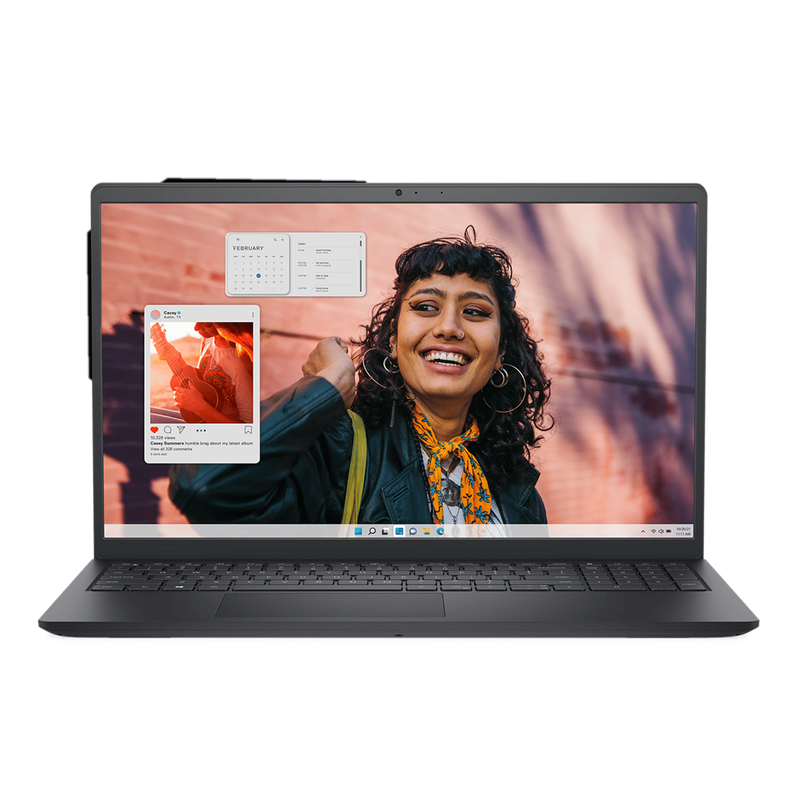 DELL Inspiron 15 3530 Intel Core i3 13th Gen Thin & Light Laptop (8GB RAM, 512GB SSD, Windows 11 Home, 15.6 inch Full HD IPS Display, MS Office Home 2024, Carbon Black, 1.62 KG)