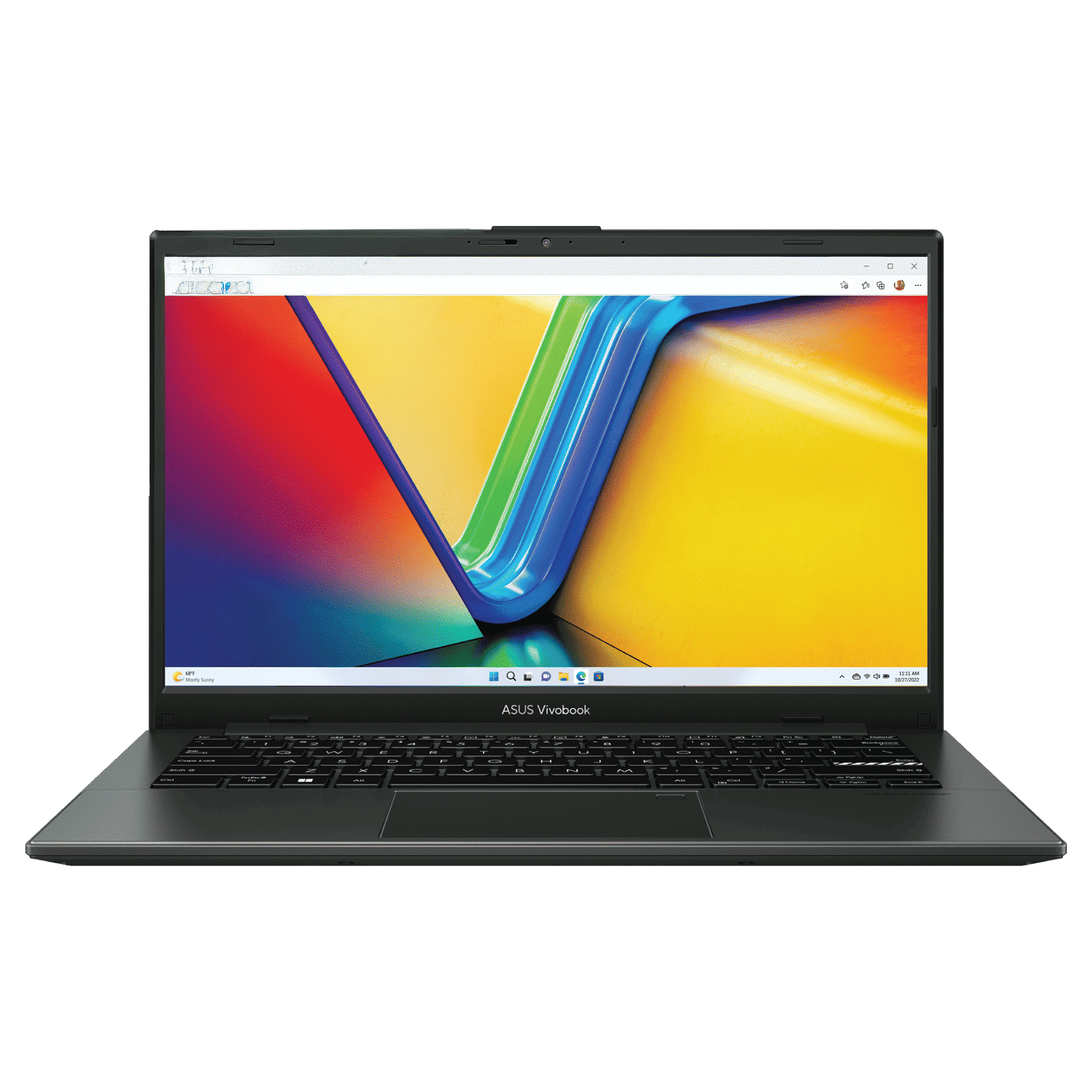 ASUS Vivobook Go 14 AMD Ryzen 5 7520U Thin & Light Laptop (16GB, 512GB SSD, Windows 11 home, AMD Radeon Graphics, 14 inch Full HD Display, MS Office Home 2024, Mixed Black, 1.38 KG)