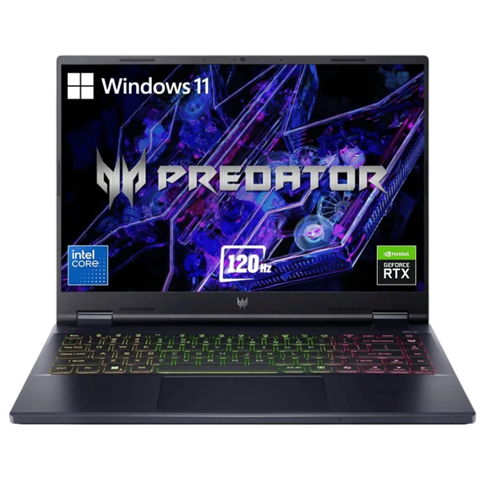 acer Predator Helios Neo 14 Intel Core Ultra 7 Gaming Laptop (16GB, 1TB SSD, Windows 11 Home, 6GB Graphics, 14.5 inch 120 Hz WUXGA IPS Display, NVIDIA Geforce RTX 4050, MS Office, Abyssal Black, 1.99 KG)