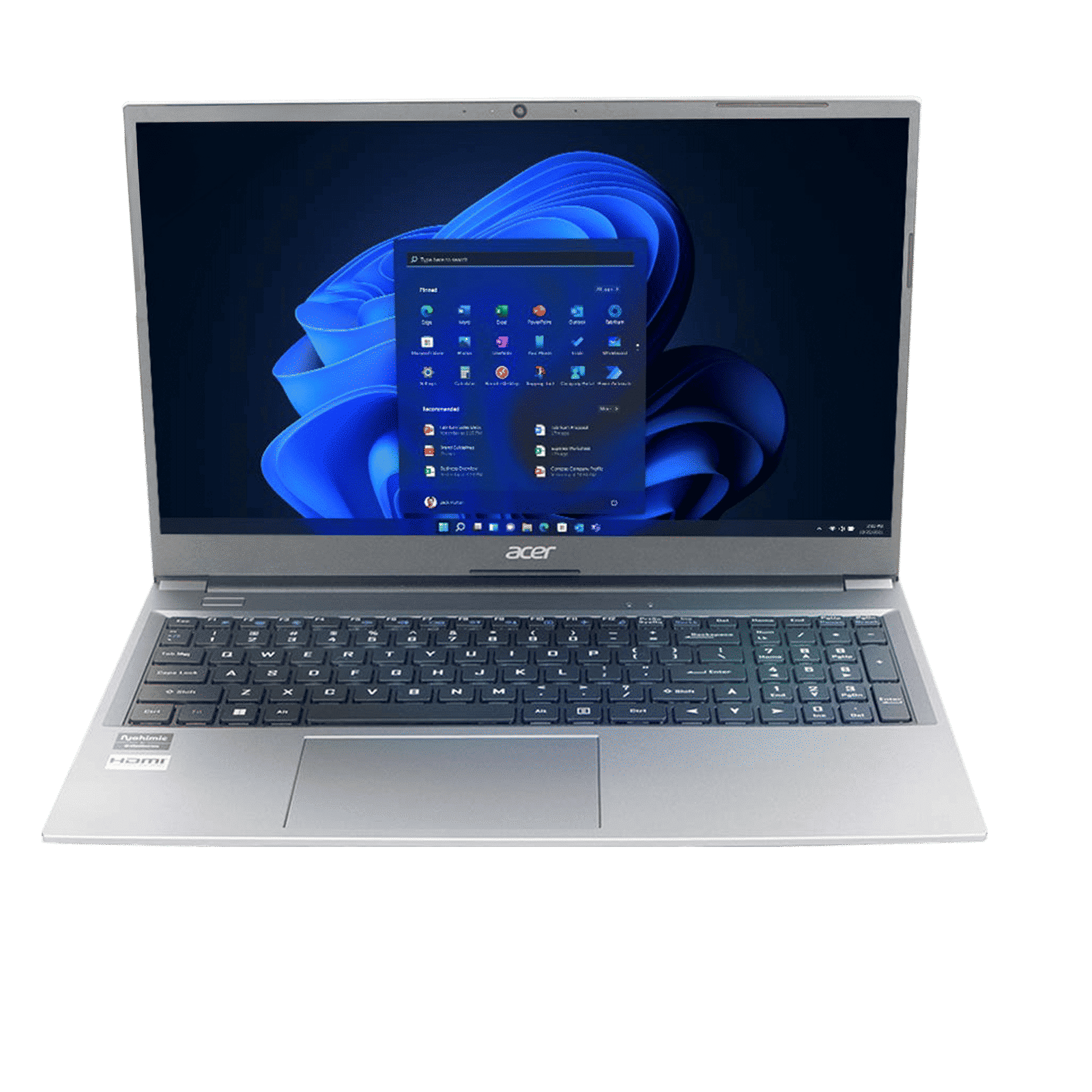 acer Aspire Lite AL15-41 AMD Ryzen 5 7430U Thin & Light Laptop (16GB, 512GB SSD, Windows 11 Home, 15.6 inch Full HD TN Display, MS Office Home & Student 2021, Steel Grey, 1.59 KG)