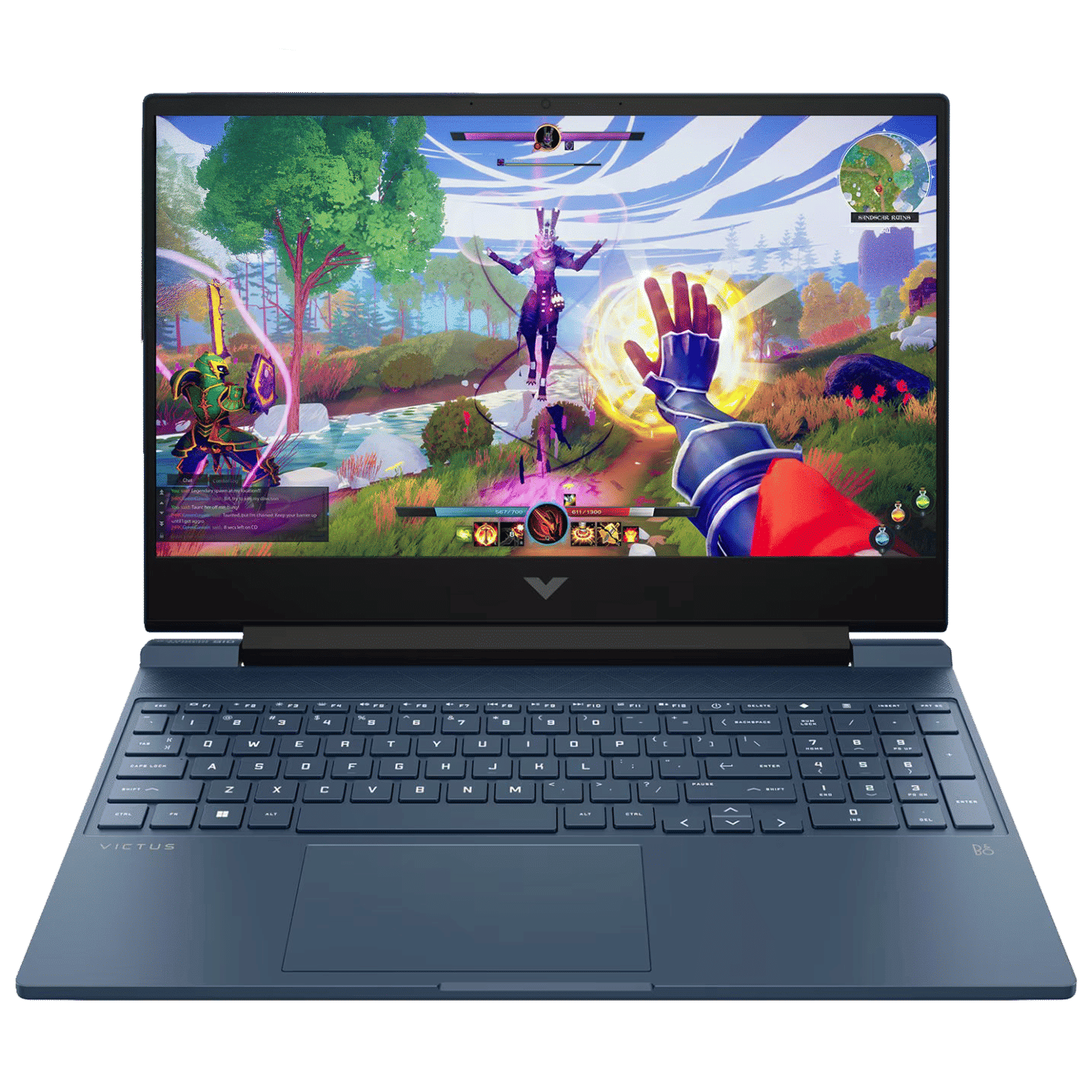 HP Victus 15-fb3011AX AMD Ryzen 5 Gaming Laptop (16GB, 512GB SSD, Windows 11 Home, 6GB Graphics, 15.6 inch 144Hz Full HD IPS Display, NVIDIA GeForce RTX 3050, Performance Blue, 2.29 KG)