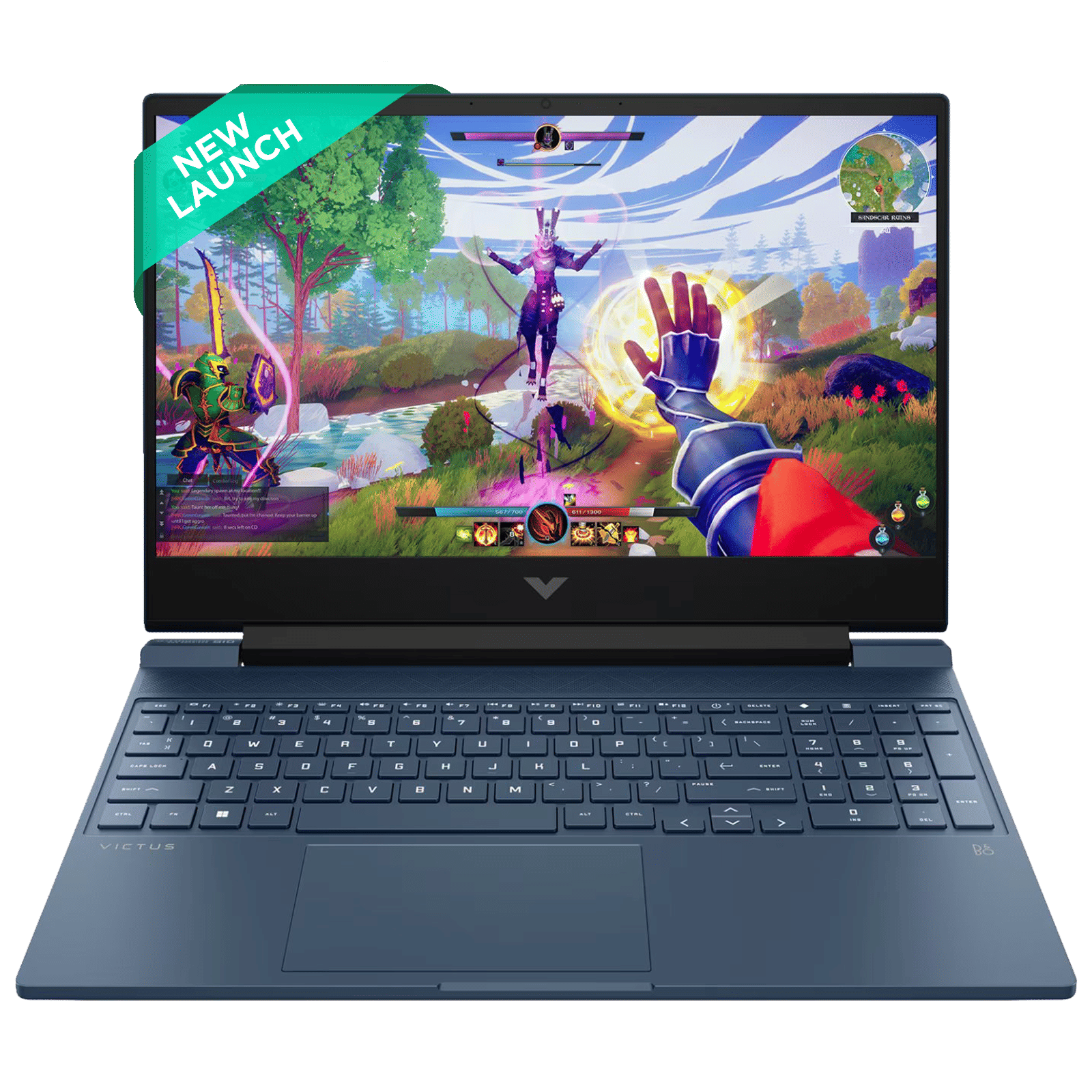 HP Victus 15-fb3011AX AMD Ryzen 5 Gaming Laptop (16GB, 512GB SSD, Windows 11 Home, 6GB Graphics, 15.6 inch 144Hz Full HD IPS Display, NVIDIA GeForce RTX 3050, Performance Blue, 2.29 KG)