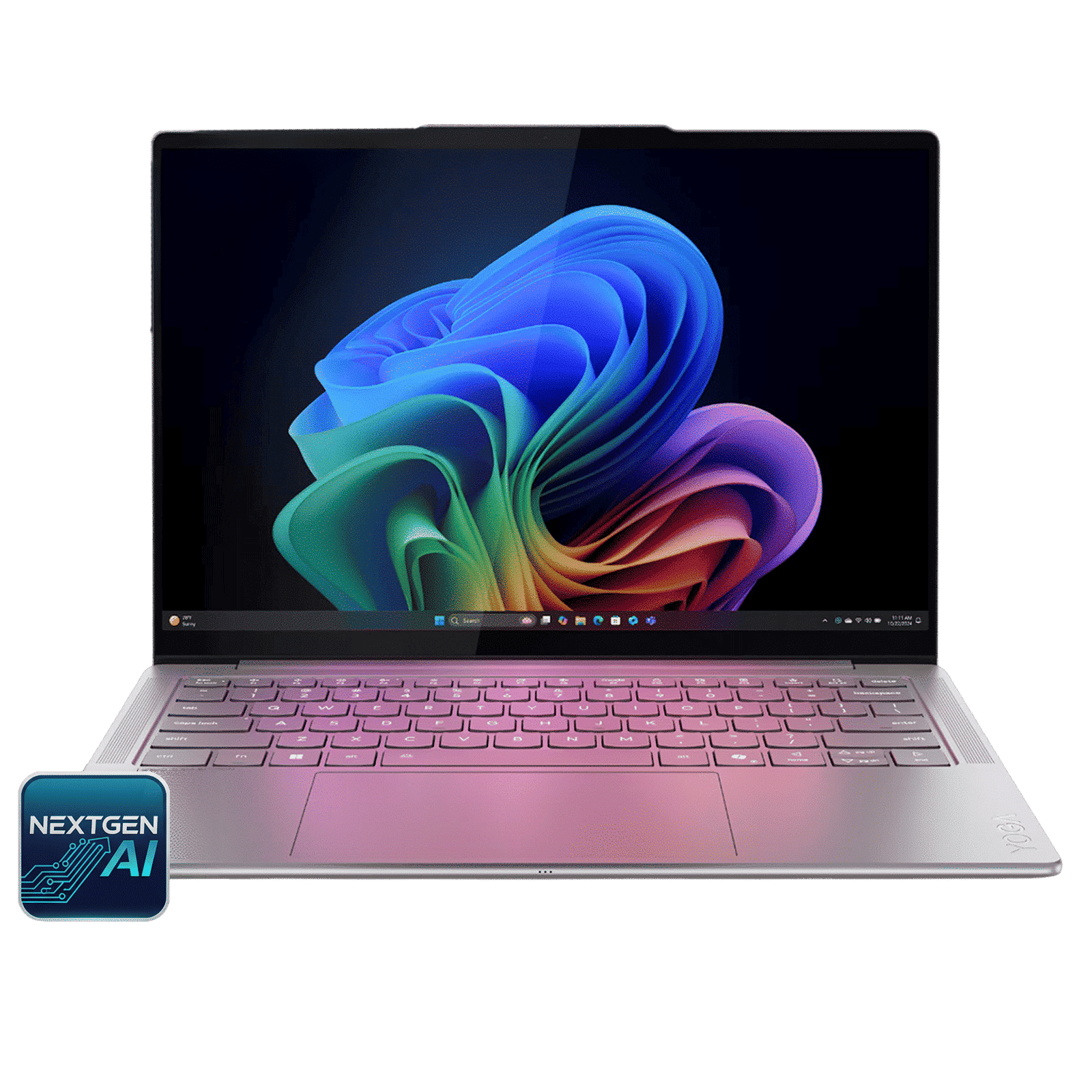 Lenovo Yoga Slim 7 14ILL10 Intel Core Ultra 7 258V Thin & Light Laptop (32GB, 1TB SSD, Windows 11 Home, 14 inch WUXGA OLED Display, MS Office Home 2024, Luna Grey, 1.19 KG)