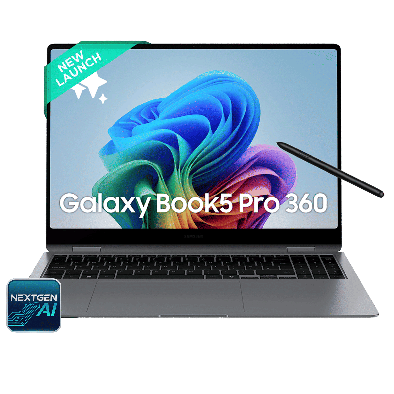 SAMSUNG Galaxy Book5 Pro 360 Intel Core Ultra 7 Touchscreen 2-in-1 Laptop (16GB, 512GB SSD, Windows 11 Home, 8GB Graphics, 15.9 inch WQXGA Plus AMOLED Display, MS Office 2021, Gray, 1.69 KG)-picture-35