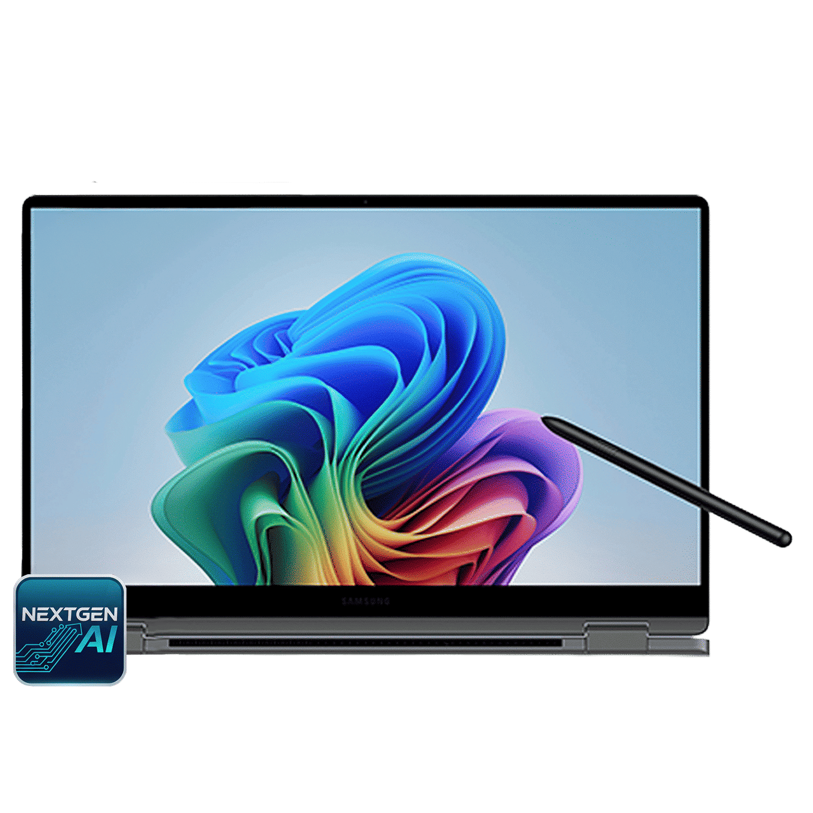 SAMSUNG Galaxy Book5 Pro 360 Intel Core Ultra 7 Touchscreen 2-in-1 Laptop (32GB, 1TB SSD, Windows 11 Home, 16GB Graphics, 15.9 inch WQXGA Plus AMOLED Display, MS Office 2021, Gray, 1.69 KG)