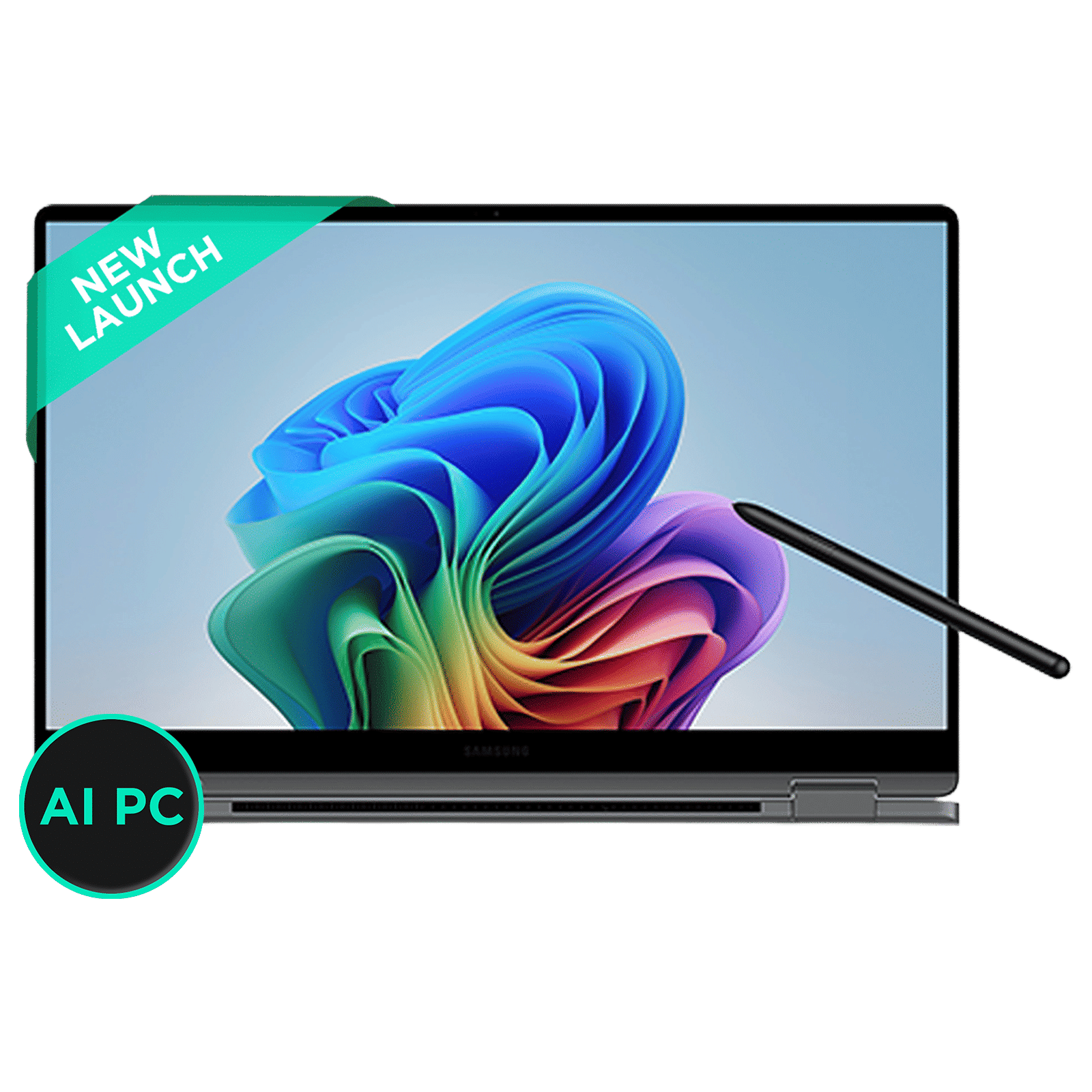 SAMSUNG Galaxy Book5 Pro 360 Intel Core Ultra 7 Touchscreen 2-in-1 Laptop (32GB, 1TB SSD, Windows 11 Home, 16GB Graphics, 15.9 inch WQXGA Plus AMOLED Display, MS Office 2021, Gray, 1.69 KG)