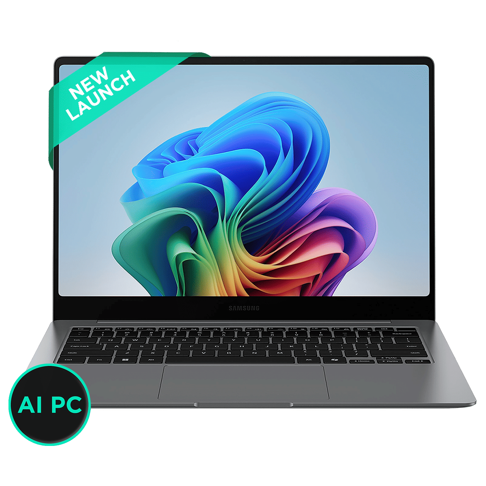 SAMSUNG Galaxy Book5 Pro Intel Core Ultra 7 Touchscreen Thin & Light Laptop (32GB, 1TB SSD, Windows 11 Home, 16GB Graphics, 14 inch WQXGA Plus AMOLED Display, MS Office 2021, Gray, 1.23 KG)