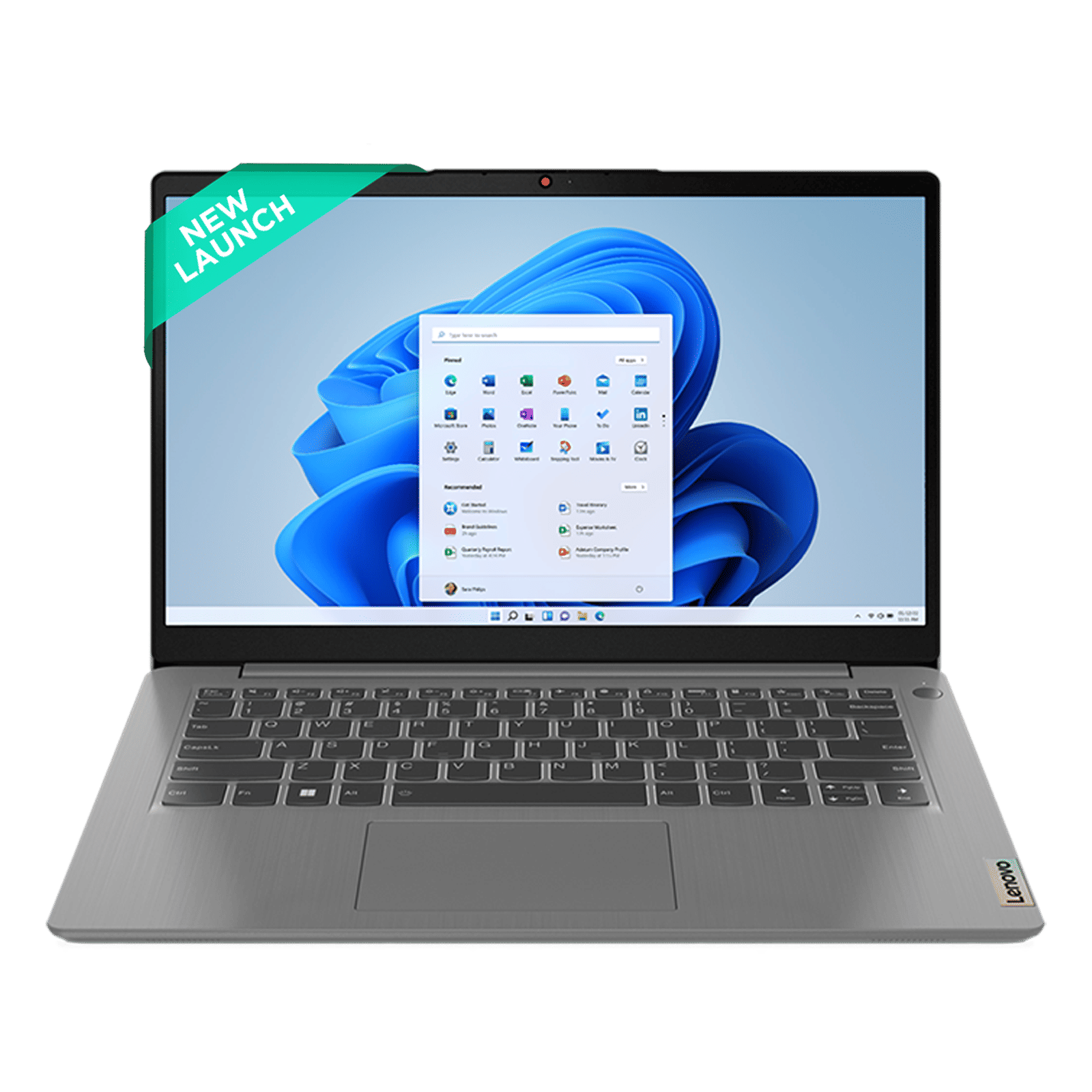 Lenovo IdeaPad 3 14IAU7 Intel Core i3 12th Gen Thin & Light Laptop (8GB, 512GB SSD, Windows 11 Home, 14 inch Full HD Display, MS Office Home 2021, Arctic Grey, 1.43 KG)