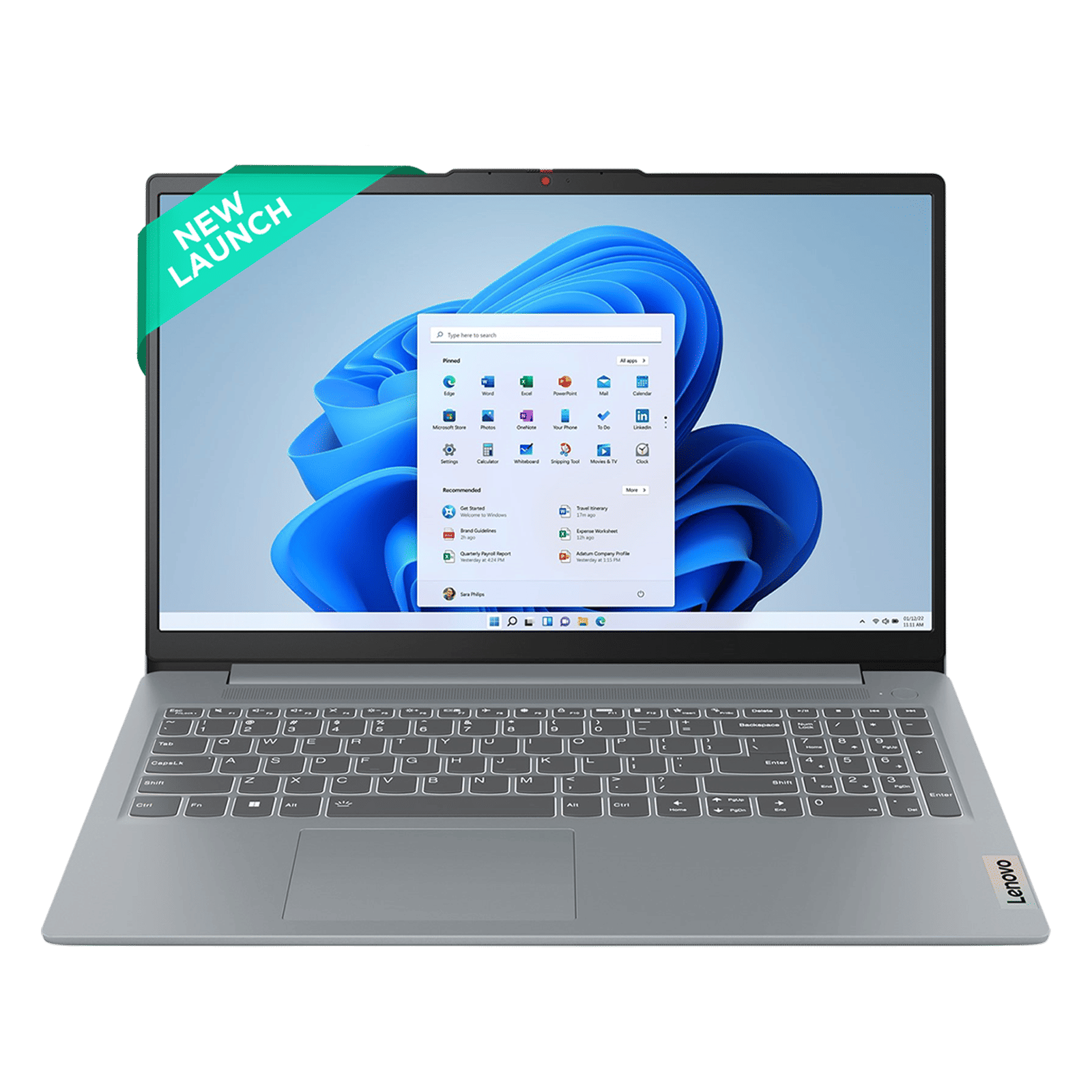 Lenovo IdeaPad Slim 3 15ABR8 AMD Ryzen 7 Thin & Light Laptop (16GB, 512GB SSD, Windows 11 Home, 15.6 inch Full HD Display, MS Office Home 2024, Arctic Grey, 1.62 KG)
