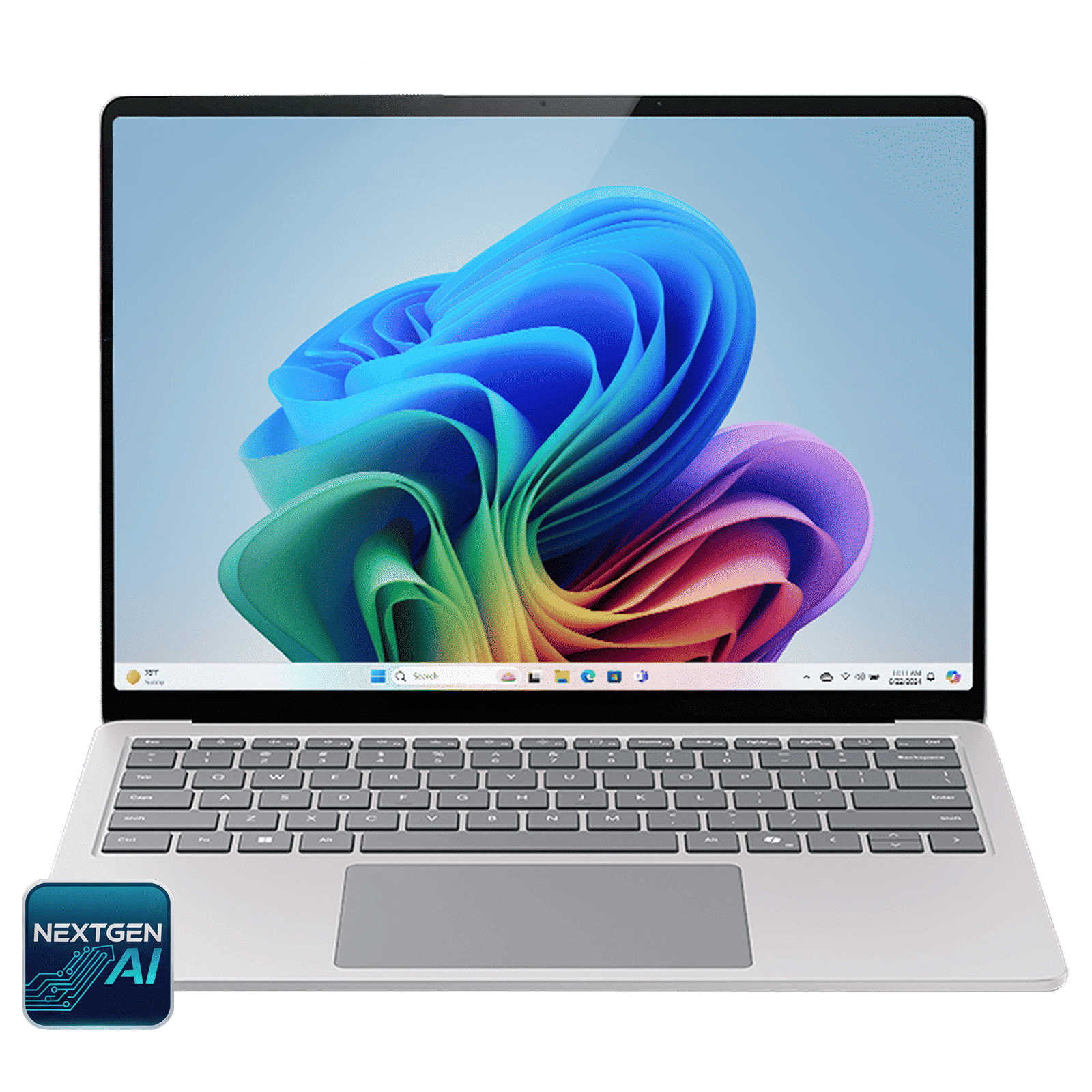 Microsoft Surface 7th Edition Qualcomm Snapdragon X Plus Touchscreen Thin & Light Laptop (16GB, 256GB SSD, Windows 11 Home, 13.8 inch LCD Display, Platinum, 1.34 KG)