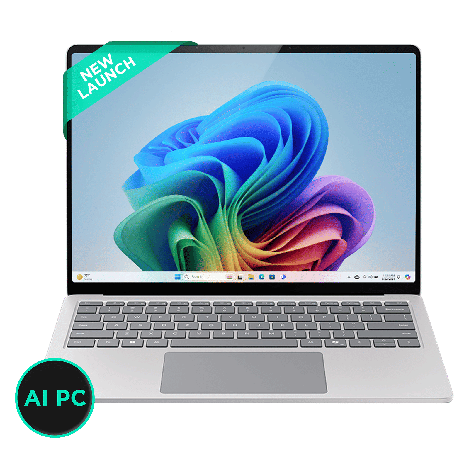 Microsoft Surface 7th Edition Qualcomm Snapdragon X Plus Touchscreen Thin & Light Laptop (16GB, 256GB SSD, Windows 11 Home, 13.8 inch LCD Display, Platinum, 1.34 KG)