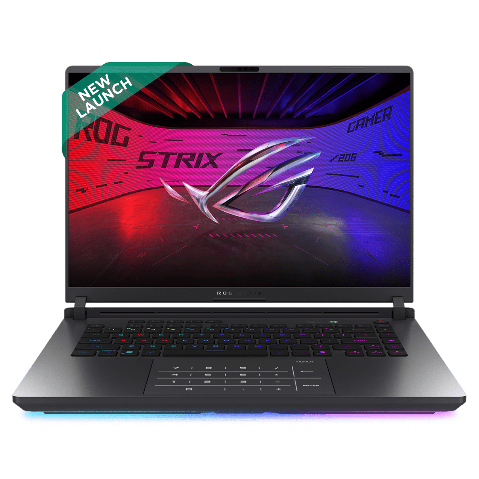 ASUS ROG Strix G16 G615LW-RV148WS Intel Core Ultra 9 Gaming Laptop (32GB, 1TB SSD, Windows 11 Home, 16GB Graphics, 16 inch 165 Hz Full HD Plus WUXGA Display, NVIDIA GeForce RTX 5080, MS Office Home 2024, Eclipse Gray, 2.65 KG)