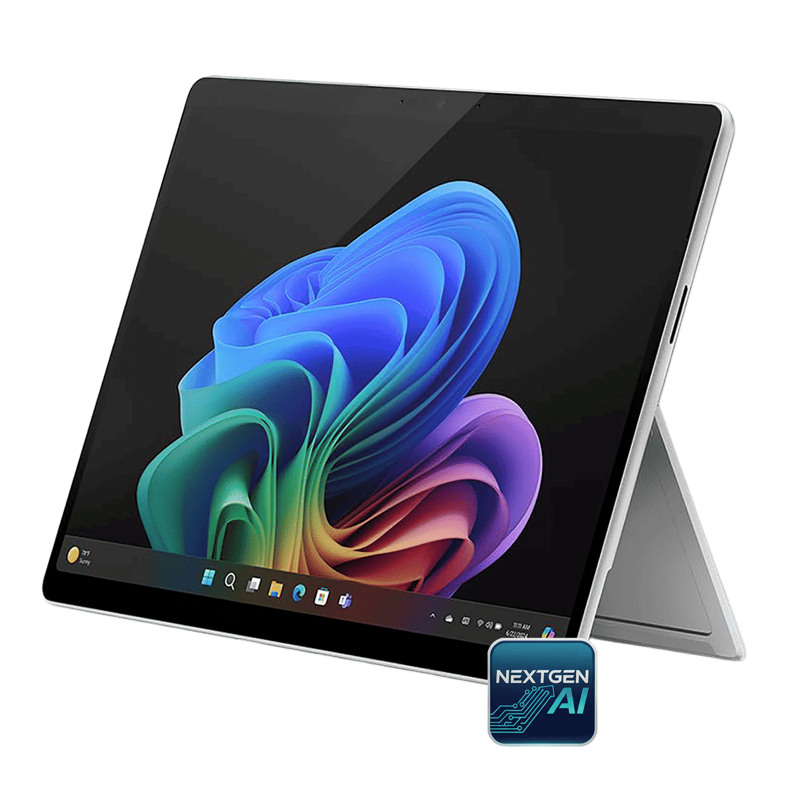 Microsoft Surface Pro 11th Edition Snapdragon X Plus Touchscreen 2-in-1 Laptop (16GB, 512GB SSD, Windows 11 Home, 13 inch LCD Display, Platinum, 0.89 KG)