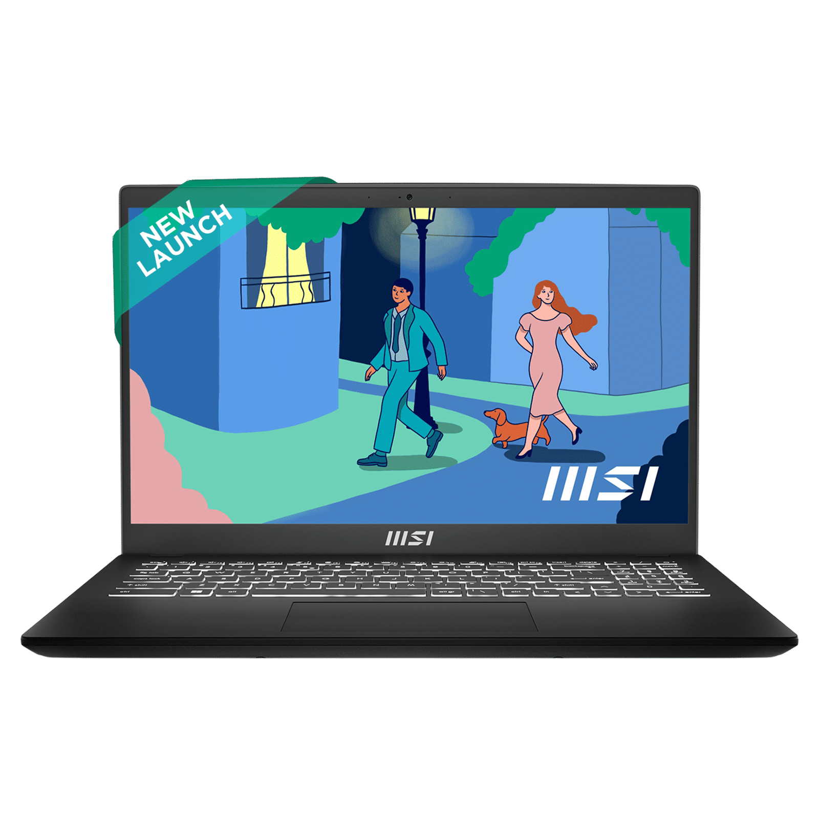 MSI Modern 15 B7M-479IN AMD Ryzen 7 Thin & Light Laptop (16GB, 512GB SSD, Windows 11 Home, 15.6 inch Full HD Display, MS Office Home, Classic Black, 1.75 KG)