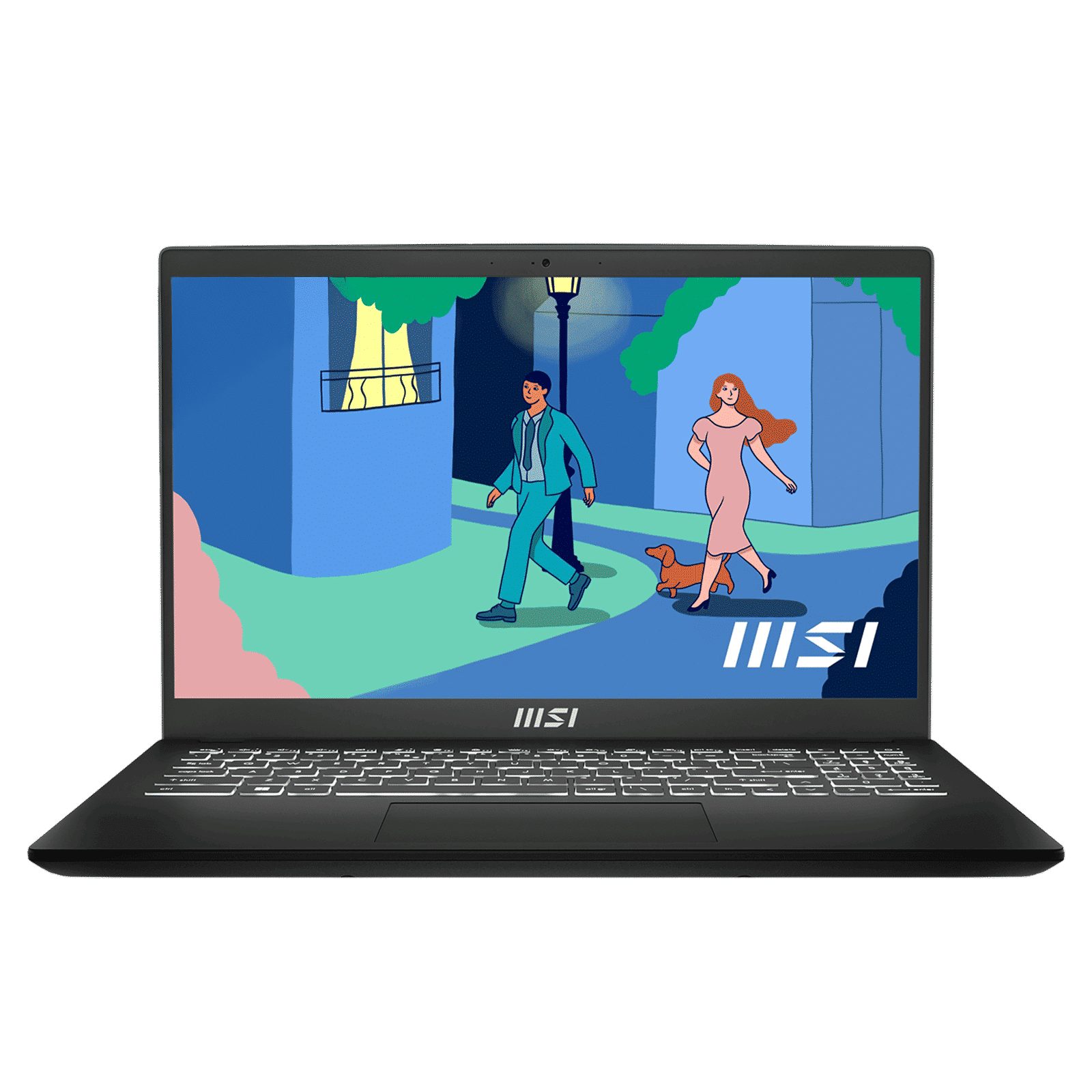 MSI Modern 15 B7M-480IN AMD Ryzen 5 Thin & Light Laptop (16GB, 512GB SSD, Windows 11 Home, 15.6 inch Full HD Display, MS Office Home, Classic Black, 1.75 KG)